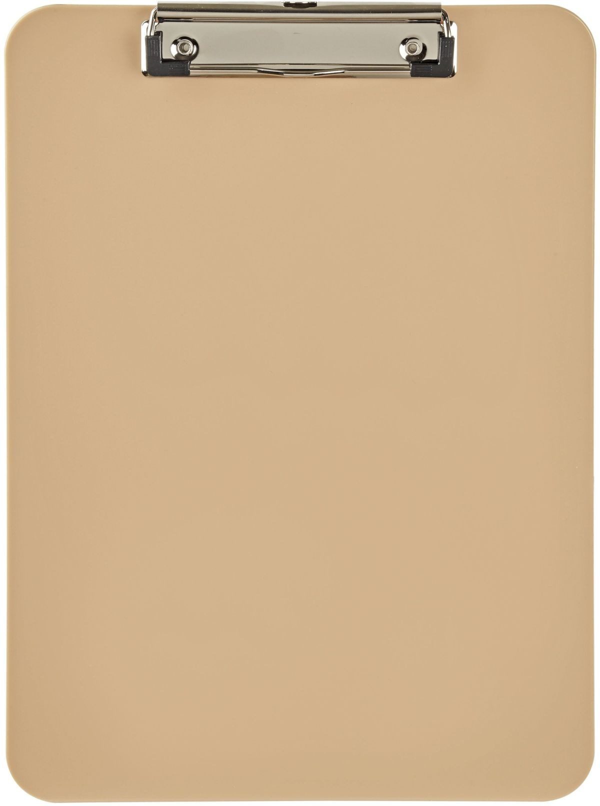 Schreibmappe Schreibplatte A4 hoch Kunststoff Bügelklemme sahara