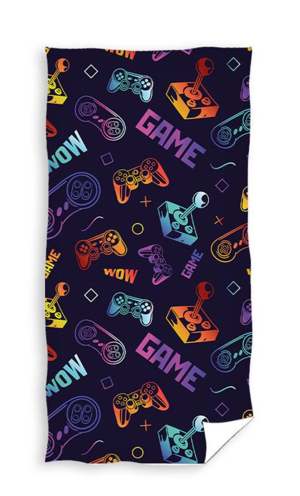 Carbotex Strandtuch Gamer Badetuch Handtuch Strandtuch 70 x 140 cm