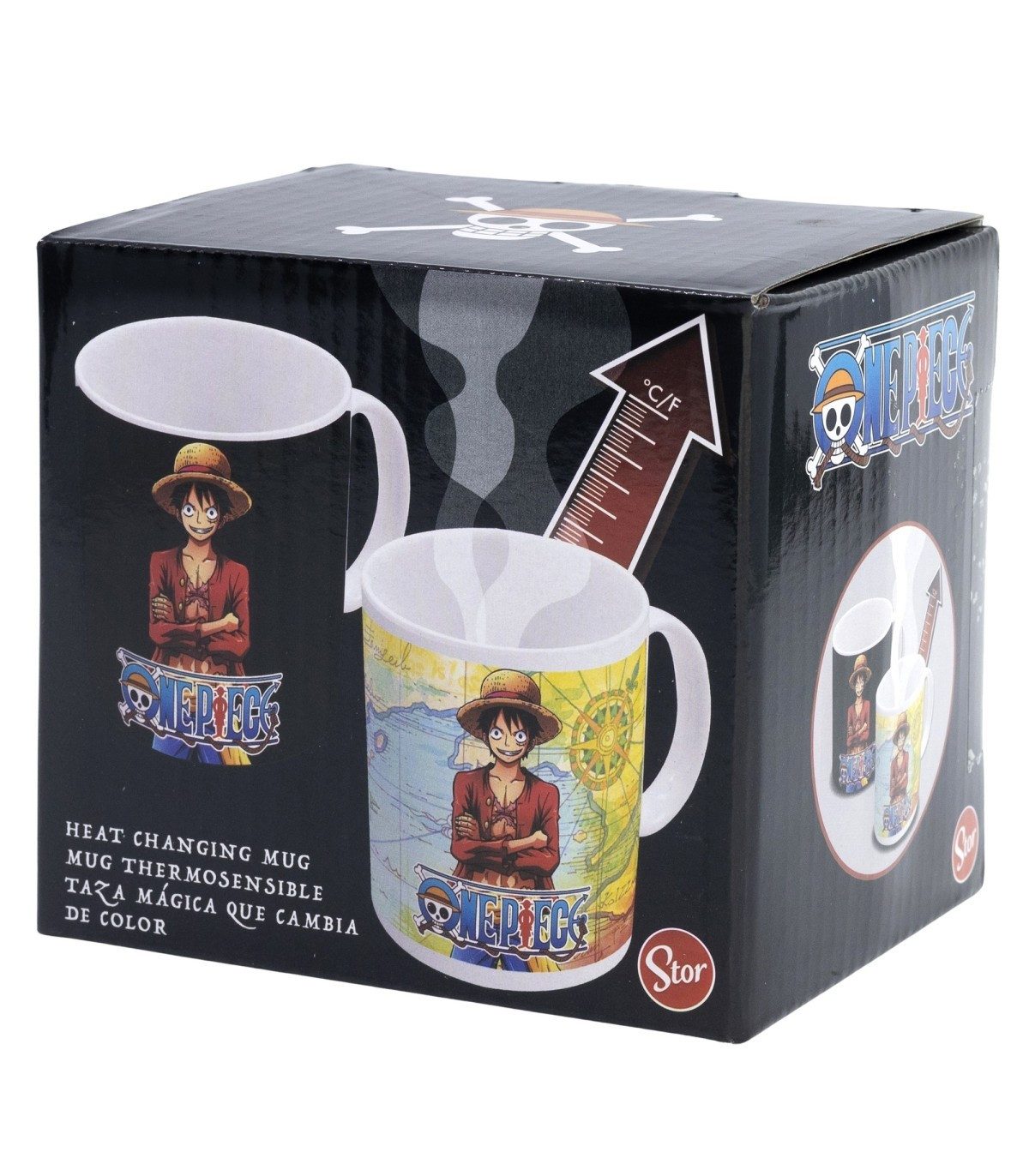 One Piece Tasse Farbwechsel Tasse 325 ml mit Geschenkbox