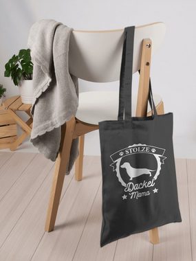 Shirtracer Umhängetasche Stolze Dackel Mama, Geschenk für Hundebesitzer