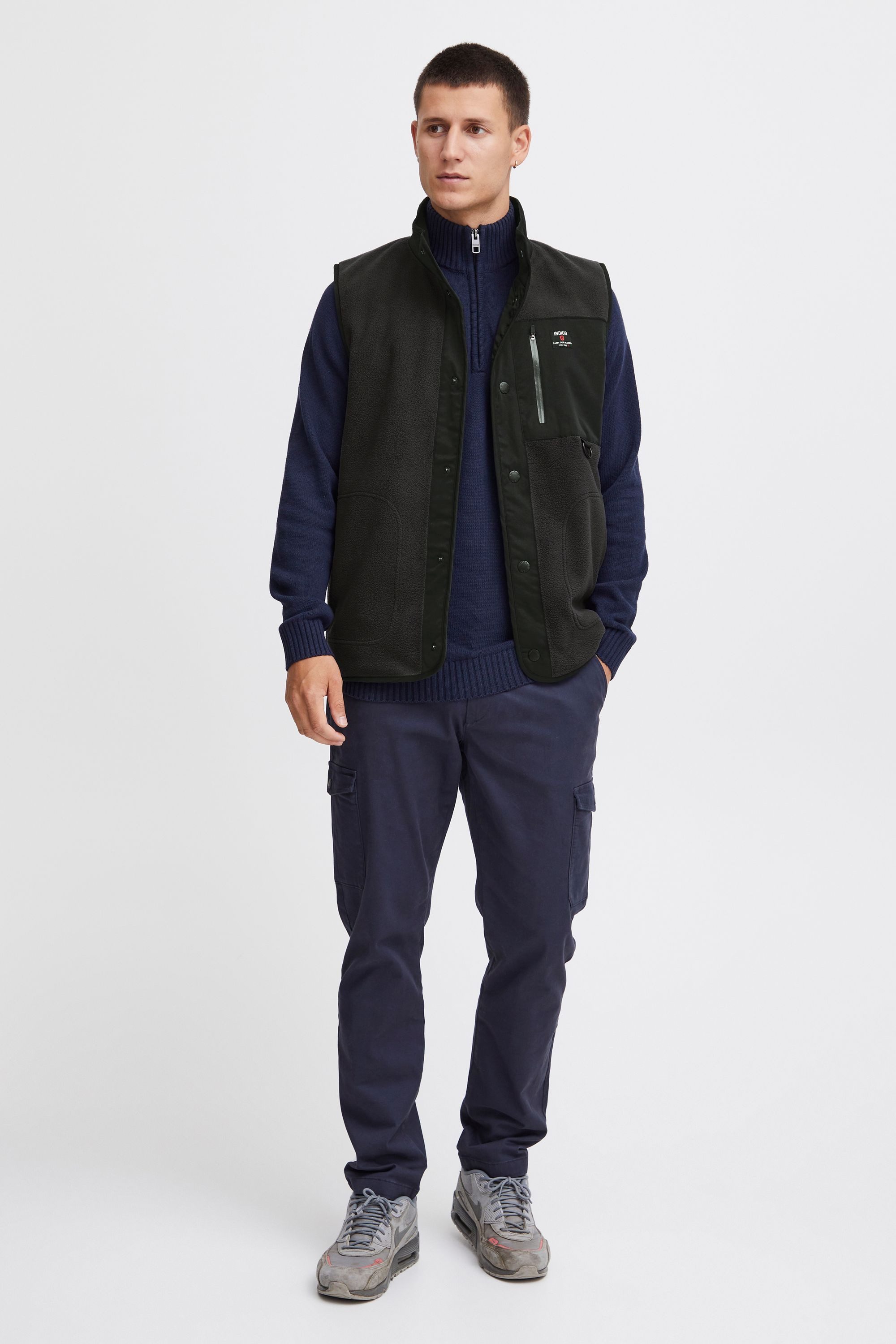 Indicode Fleeceweste IDMajs Vest Modische Jacke günstig online kaufen