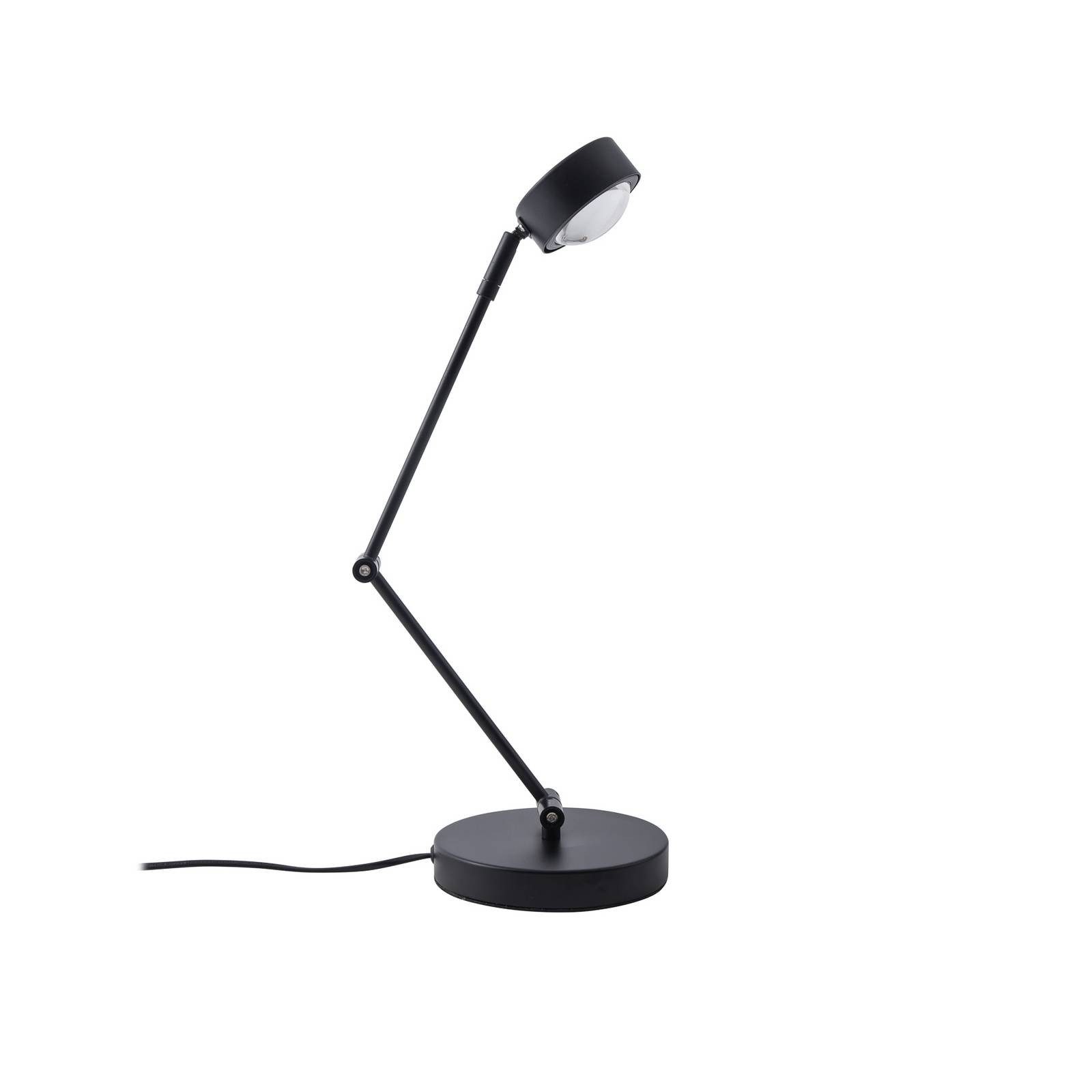Lindby Schreibtischlampe Jyla, Metall, Schwarz IP20, 1 x 11 W LED