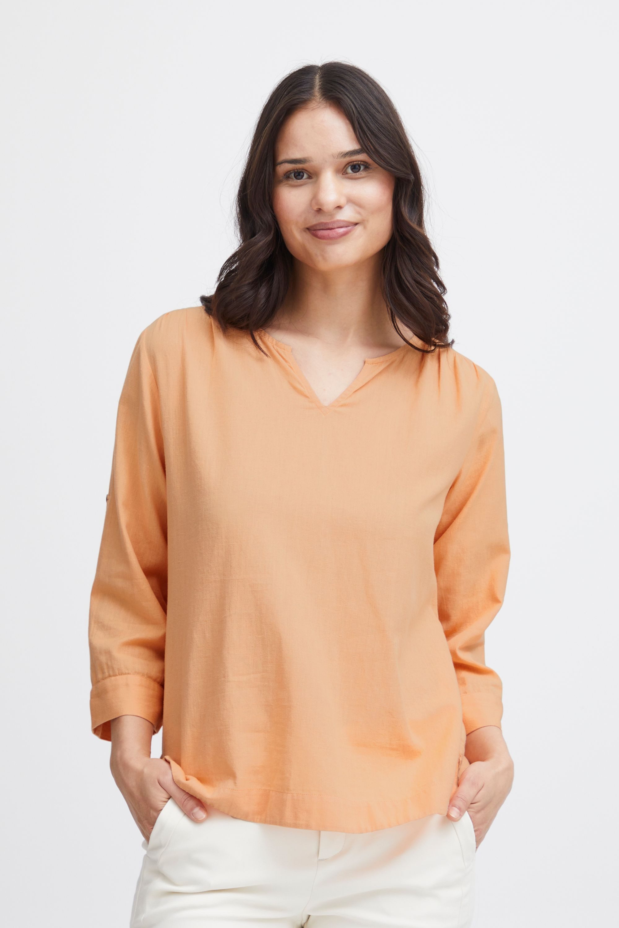 fransa Hemdbluse Shirtbluse