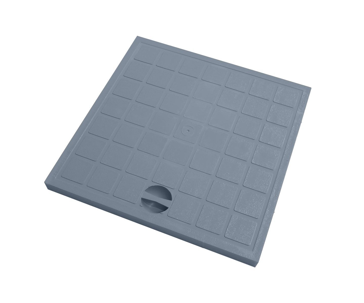Marley Deutschland GmbH Erdschacht Kunststoff Schachtdeckel für Einlaufschacht Rahmen Nennmaß: 300x300mm, 30x30x2 cm, 1-St., stabil, begehbar, laugen- und säurebeständig