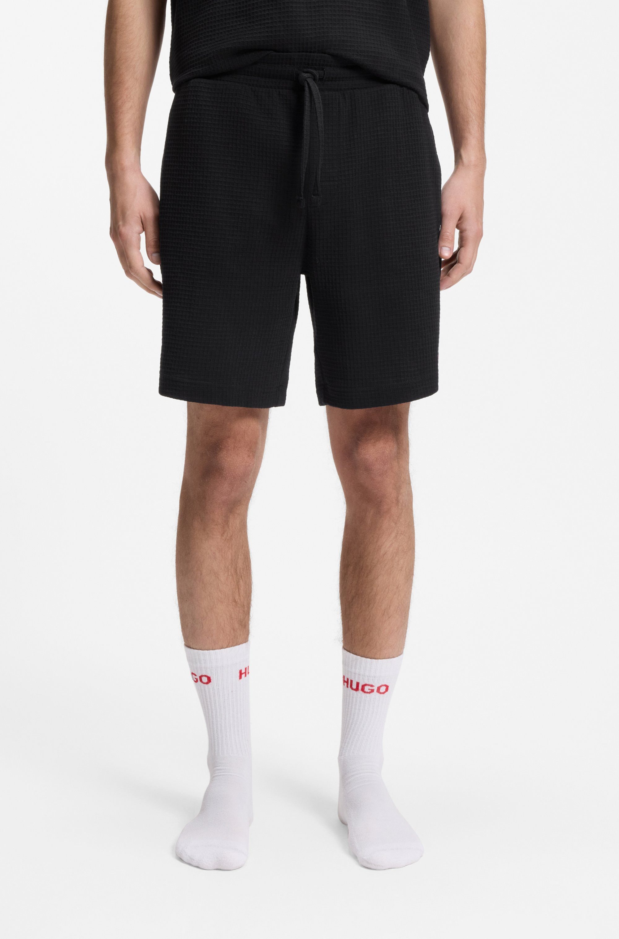 HUGO Pyjamashorts Austin Short mit Tunnelzug