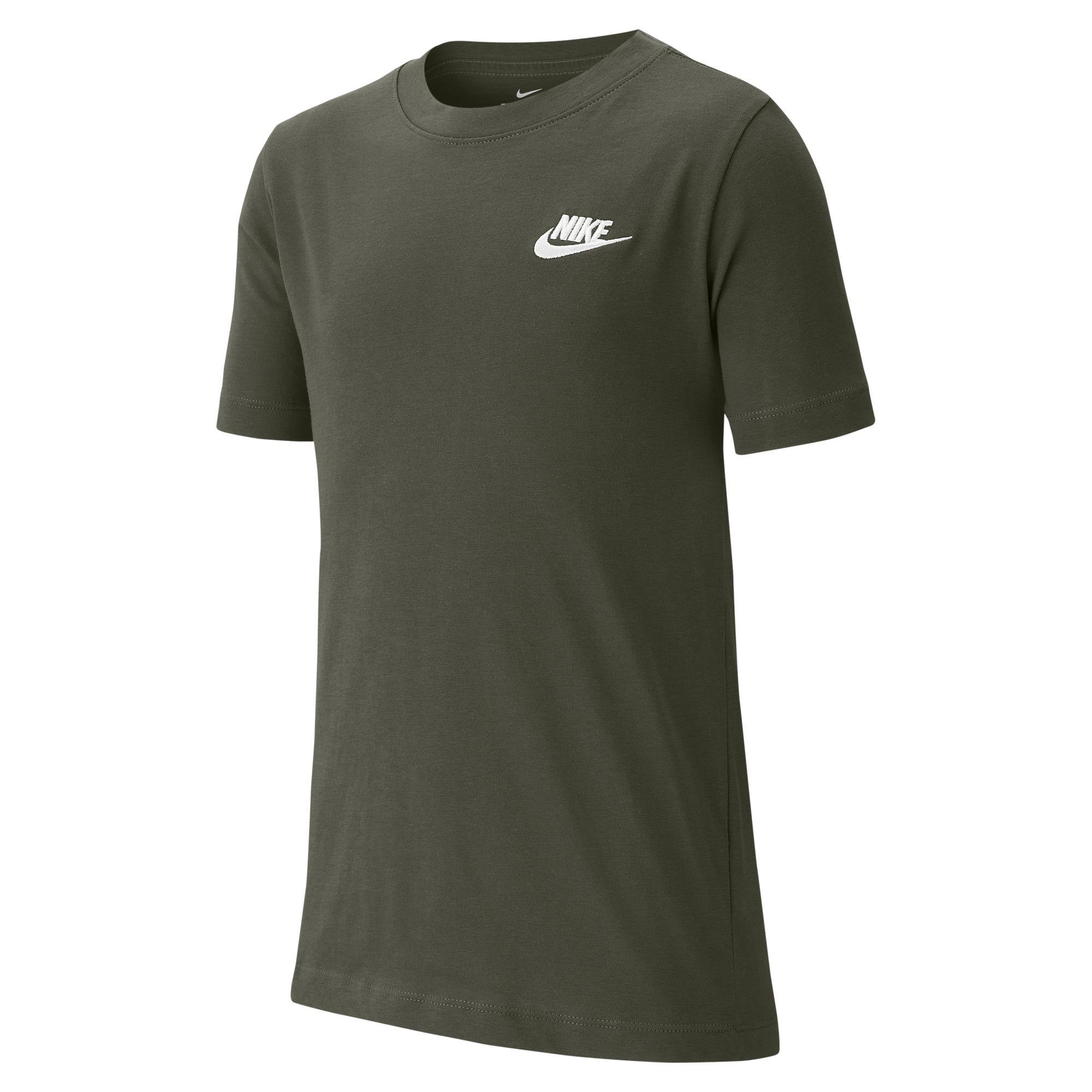 KIDS' CARGO T-Shirt BIG T-SHIRT KHAKI/WHITE Sportswear Nike