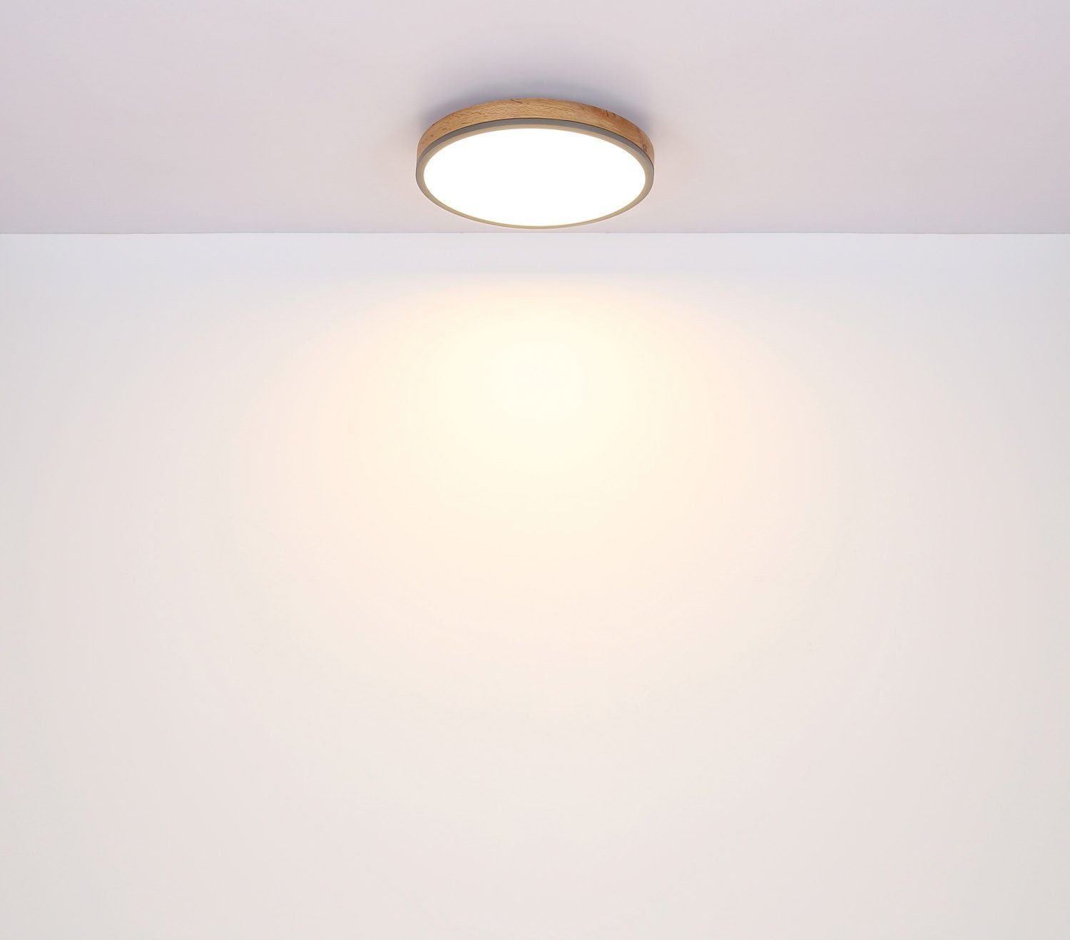 Globo LED DORO, Ø LED Warmweiß, LED cm, Deckenleuchte Braun, fest Graphitfarben, 1-flammig, 30 integriert, Deckenlampe