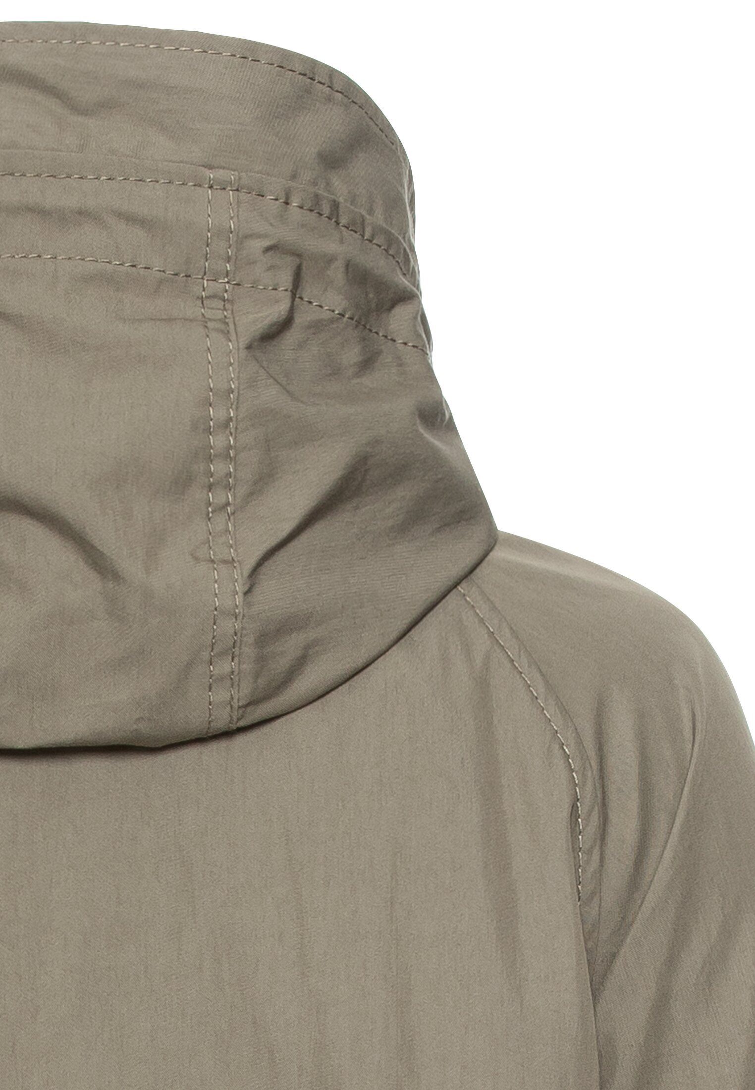 camel active Parka Langer Parka aus einem Organic Cotton Mix