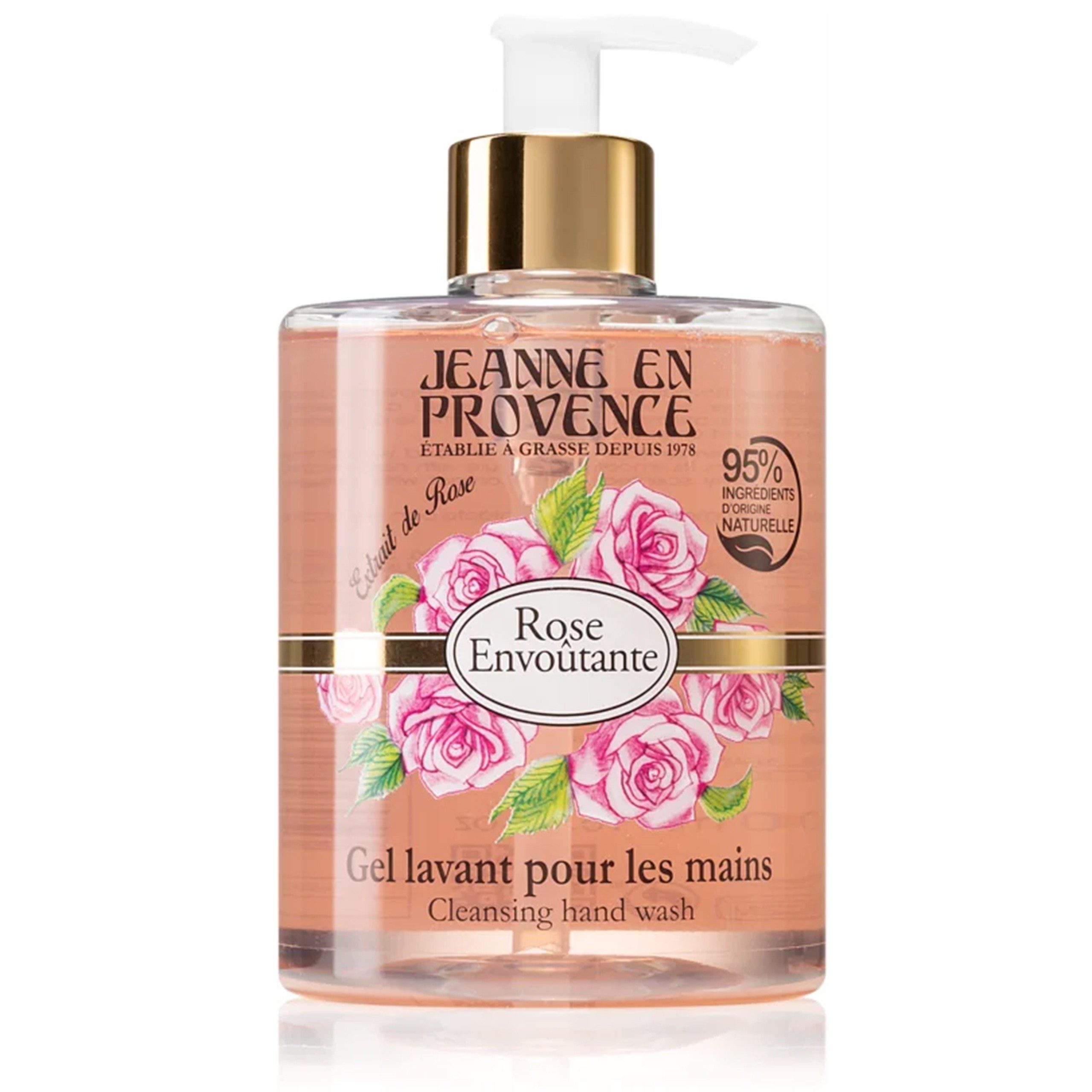 Jeanne En Provence Flüssigseife Jeanne en Provence - Rose Envoûtante flüssige Handseife 500 ml