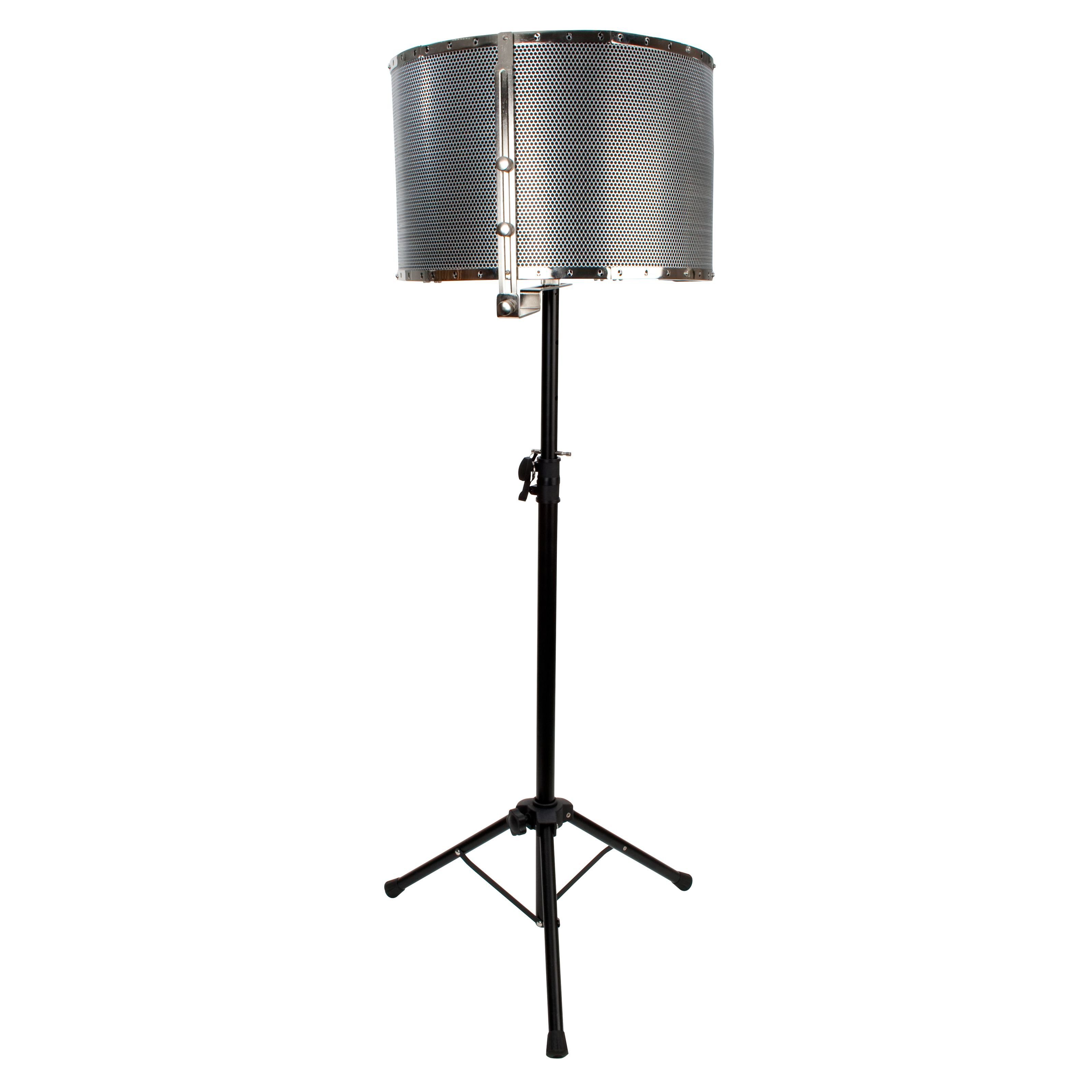 FAME Mikrofon-Halterung, (Audio Mic Reflexion Screen PRO SET Akustisch Optimierter Reflexion Filter Mikrofonständer Leicht Robust Transportabel Ideal für Aufnahmen Schnelle Installation, Mic / Line Amps / Channel-Strips, Mikrofone, Audio Mic Reflexion Scr