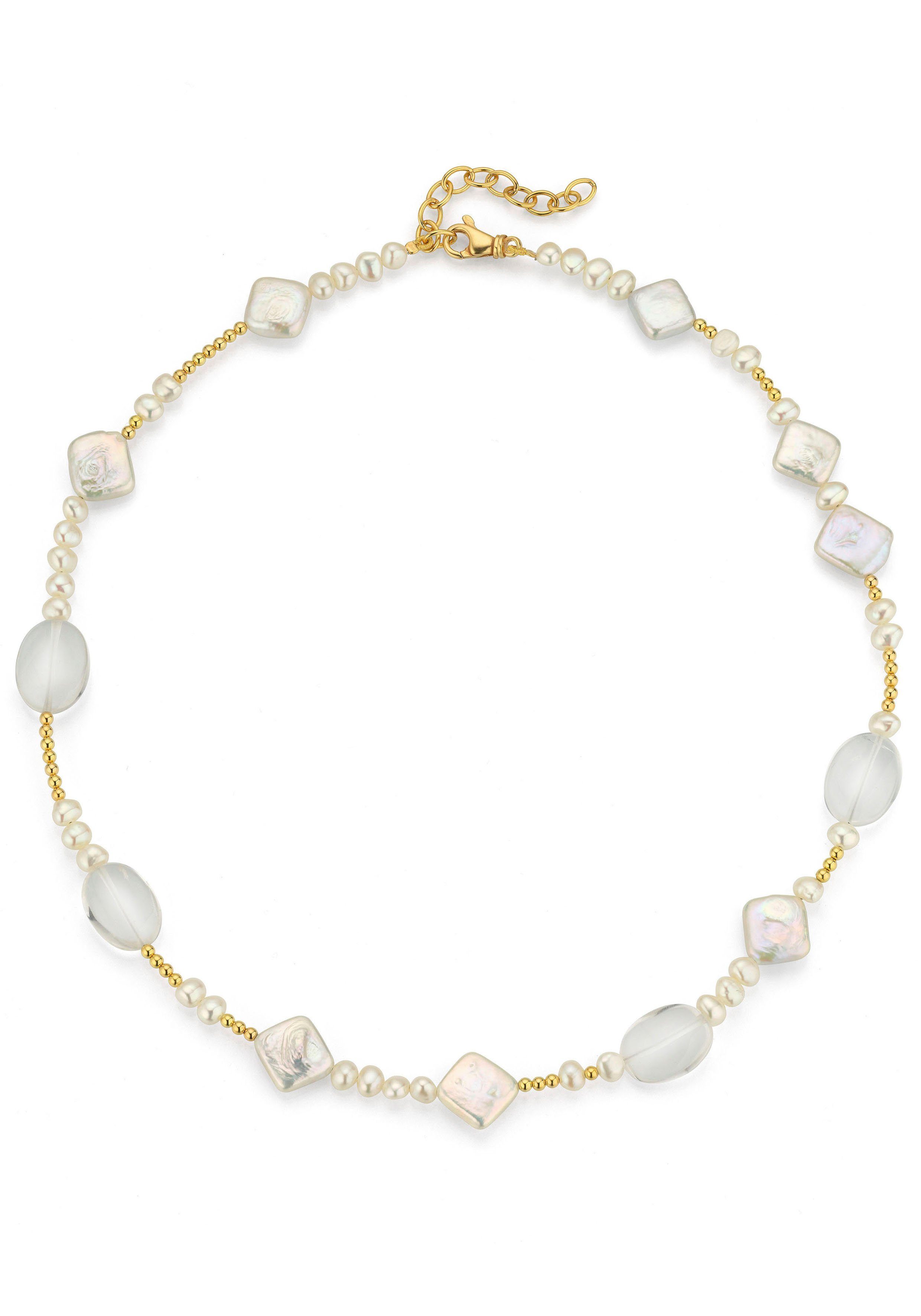 Perlenkette Schmuck Geschenk Halsschmuck Halskette Silberkette Kugelkette Perle