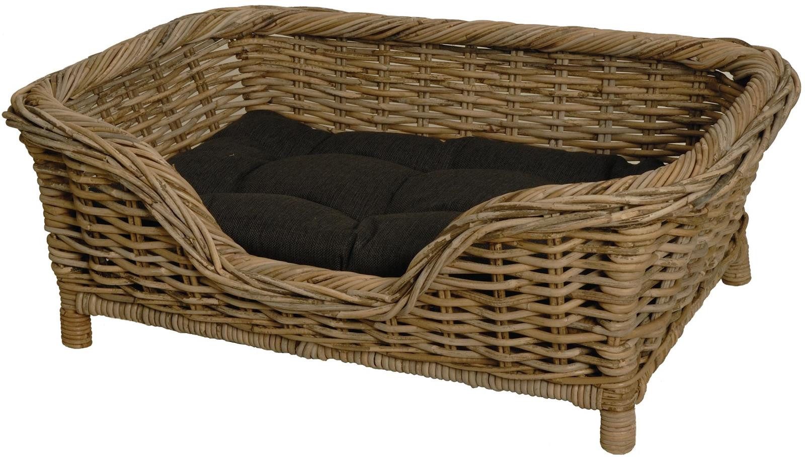 Krines Home Hundekorb Großer Rattan Hundekorb günstig online kaufen