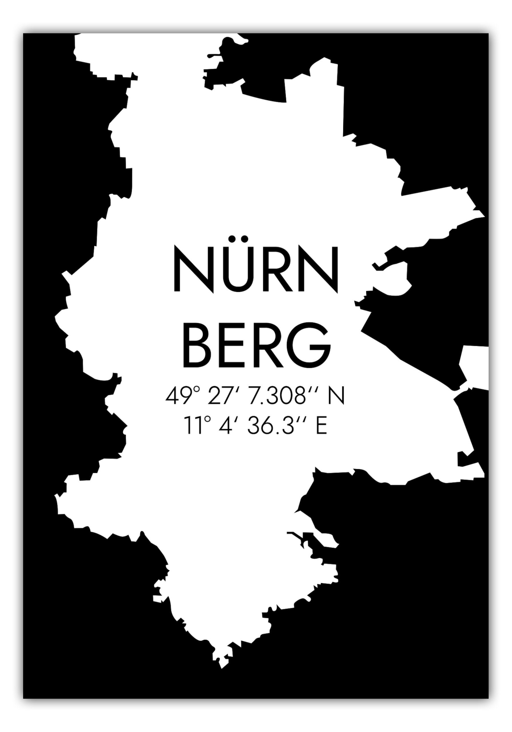 MOTIVISSO Poster Nürnberg Koordinaten #5