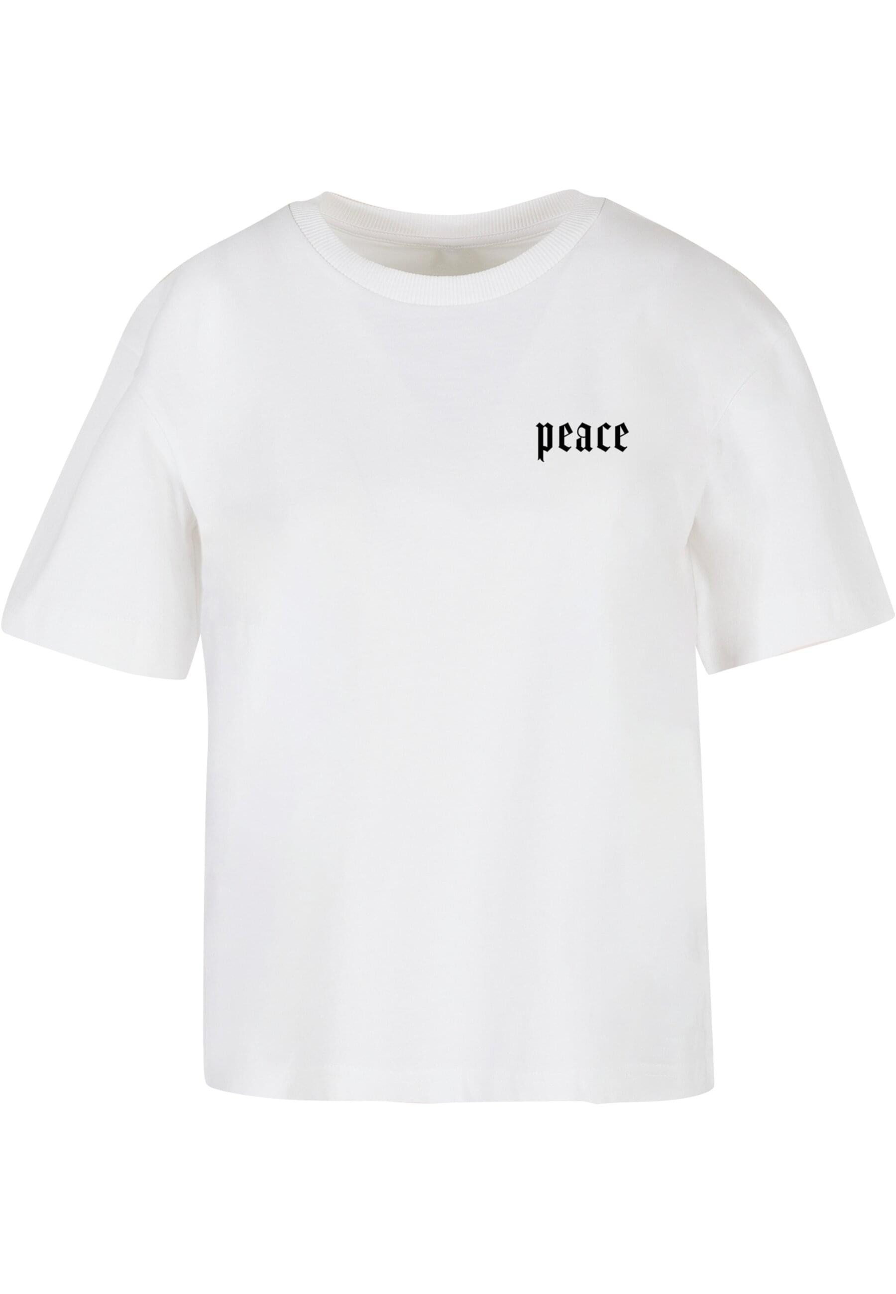 Miss Tee T-Shirt Miss Tee Damen Girls Peace Hand Tee (1-tlg)