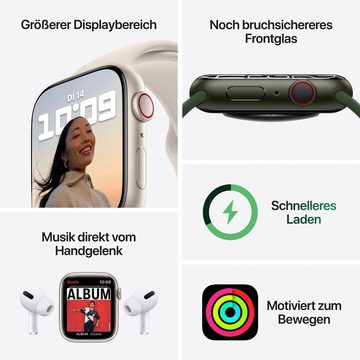 Apple Nike Series 7 GPS + Cellular, 41mm Smartwatch (Watch OS 8)