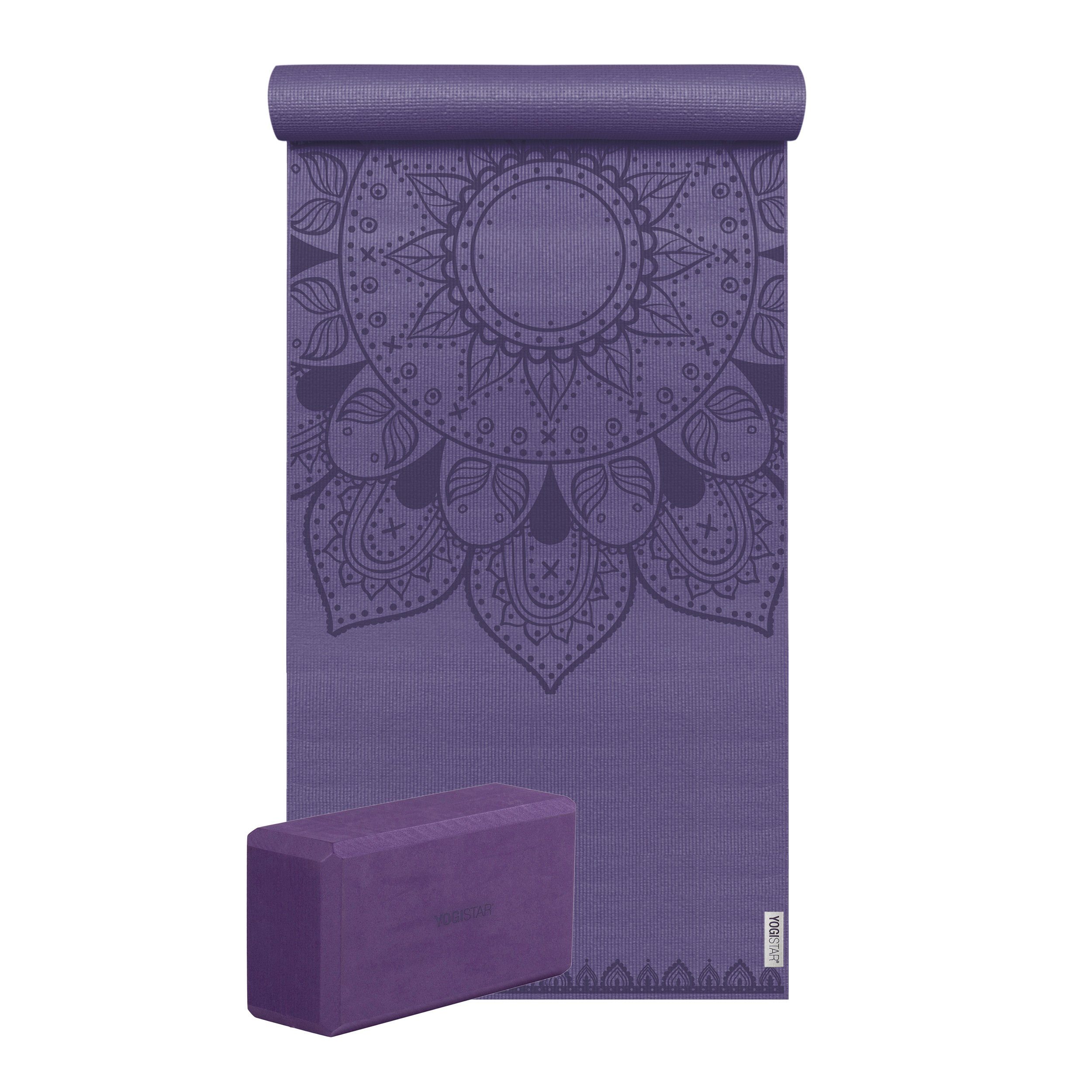 Yogistar Yogamatte Yoga Set Starter Harmonic Mandala One (1-St., Set)