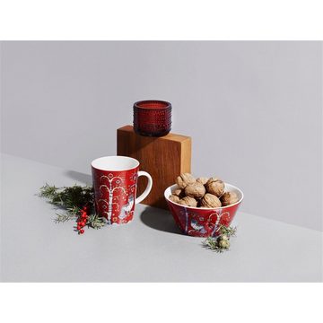 IITTALA Leerglas Glas Kastehelmi Cranberry Rot