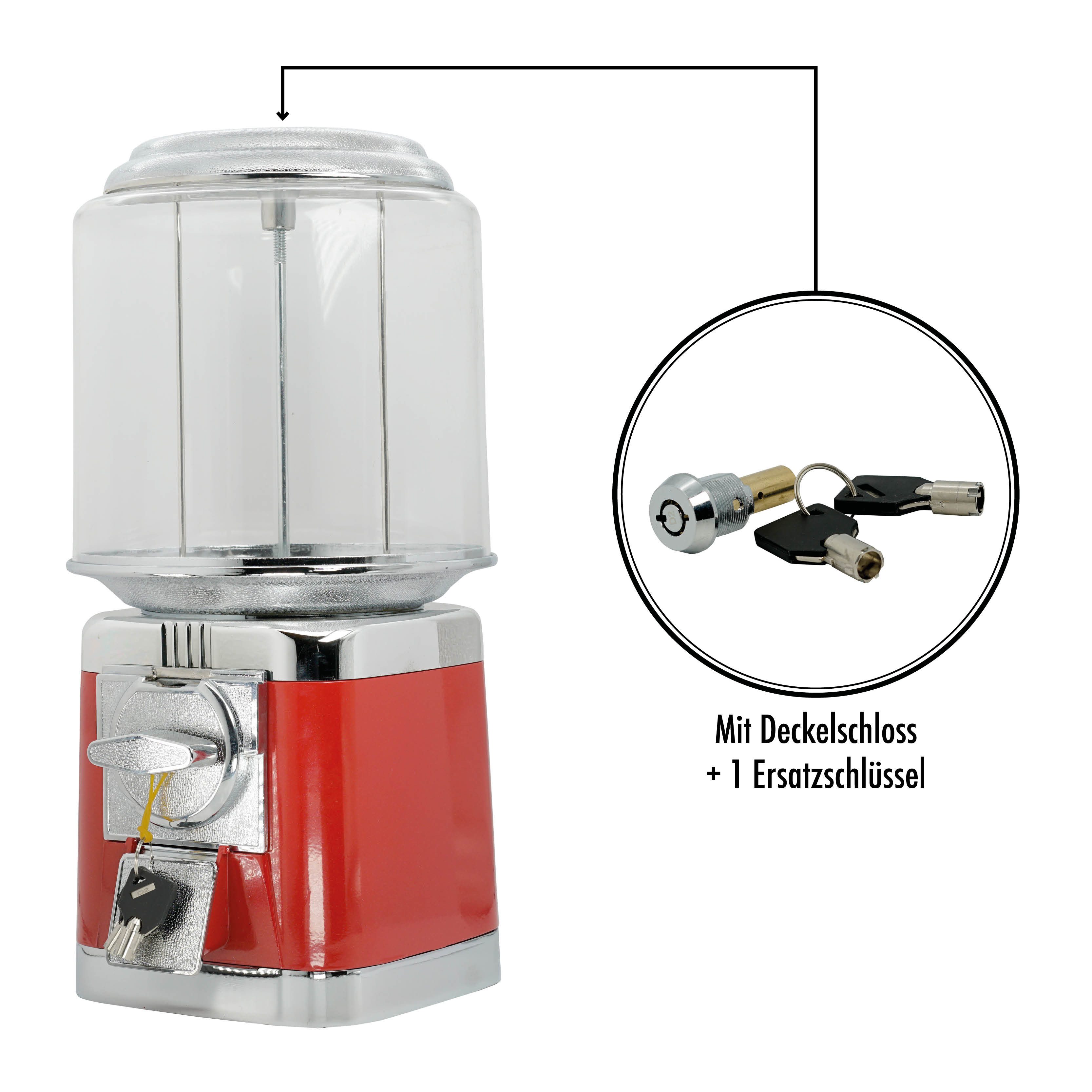 what the shop Spieltisch Spielzeugautomat Old School Kapselverteiler 1€ Einwurf- unbefüllt, (1-tlg)