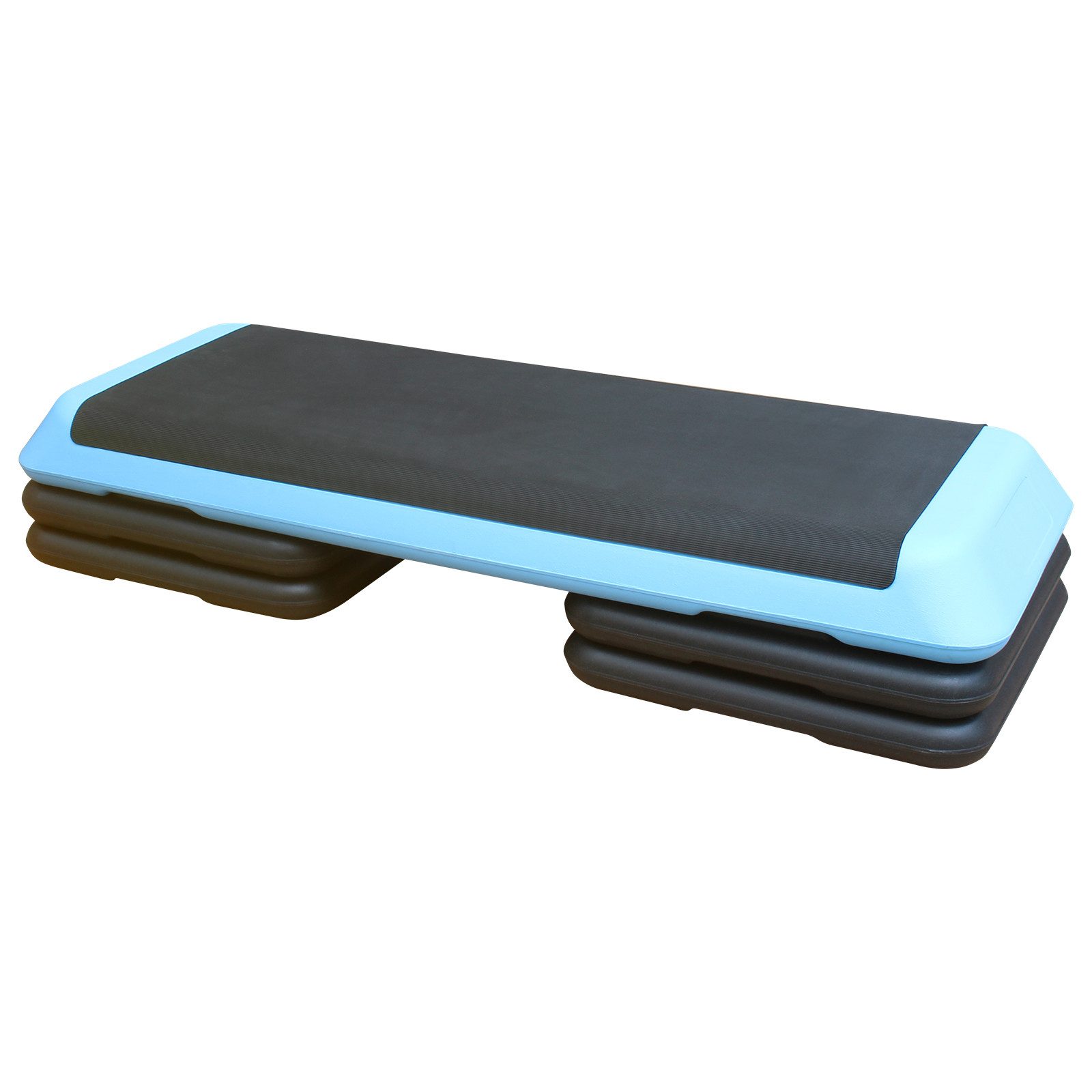 HOMECALL Power-Stepper Aerobic Stepper 110 cm, höhenverstellbares Stepbrett mit 3 Höhenstufen (rutschfestes Fitness Stepboard, für Home Gym, Cardio, Aerobic & Krafttraining), Aerobic Stepper Stepbrett Fitness Stepper Aerobic Stepbrett