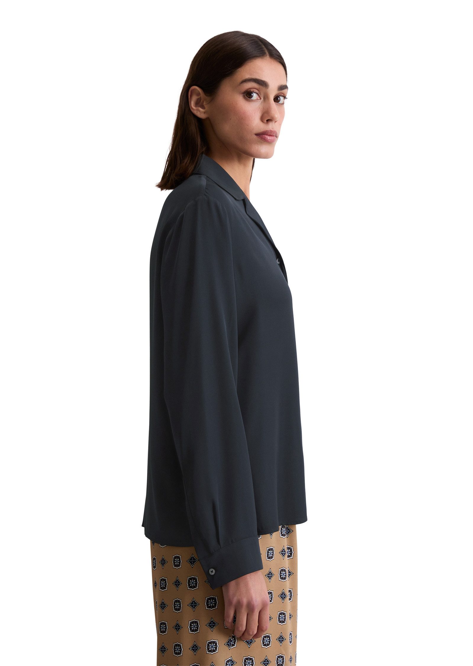 Marc O'Polo Langarmbluse aus LENZING™ ECOVERO™ Viskose-Twill günstig online kaufen