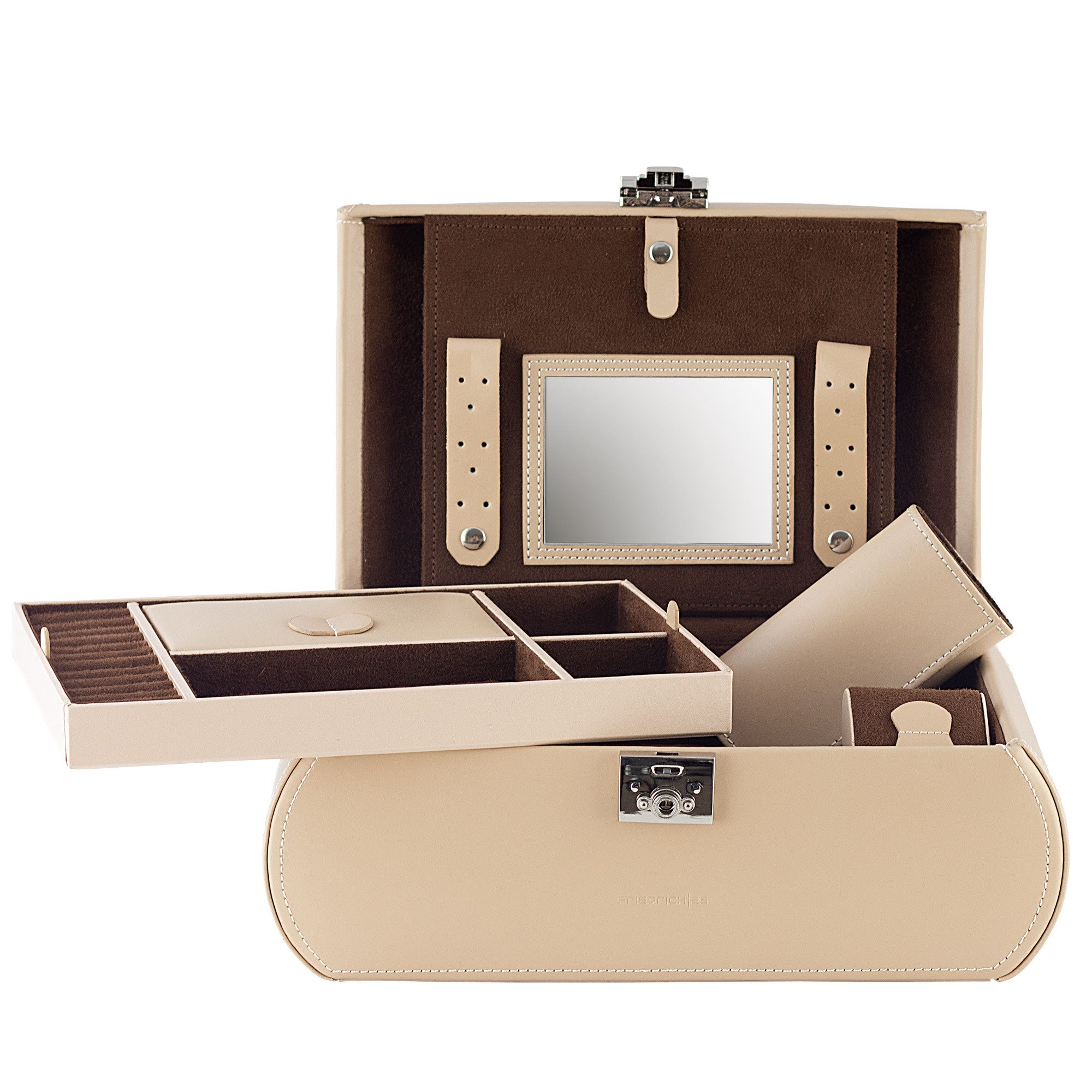 Friedrich23 Schmuckkasten / Uhrenbox aus Leder günstig online kaufen