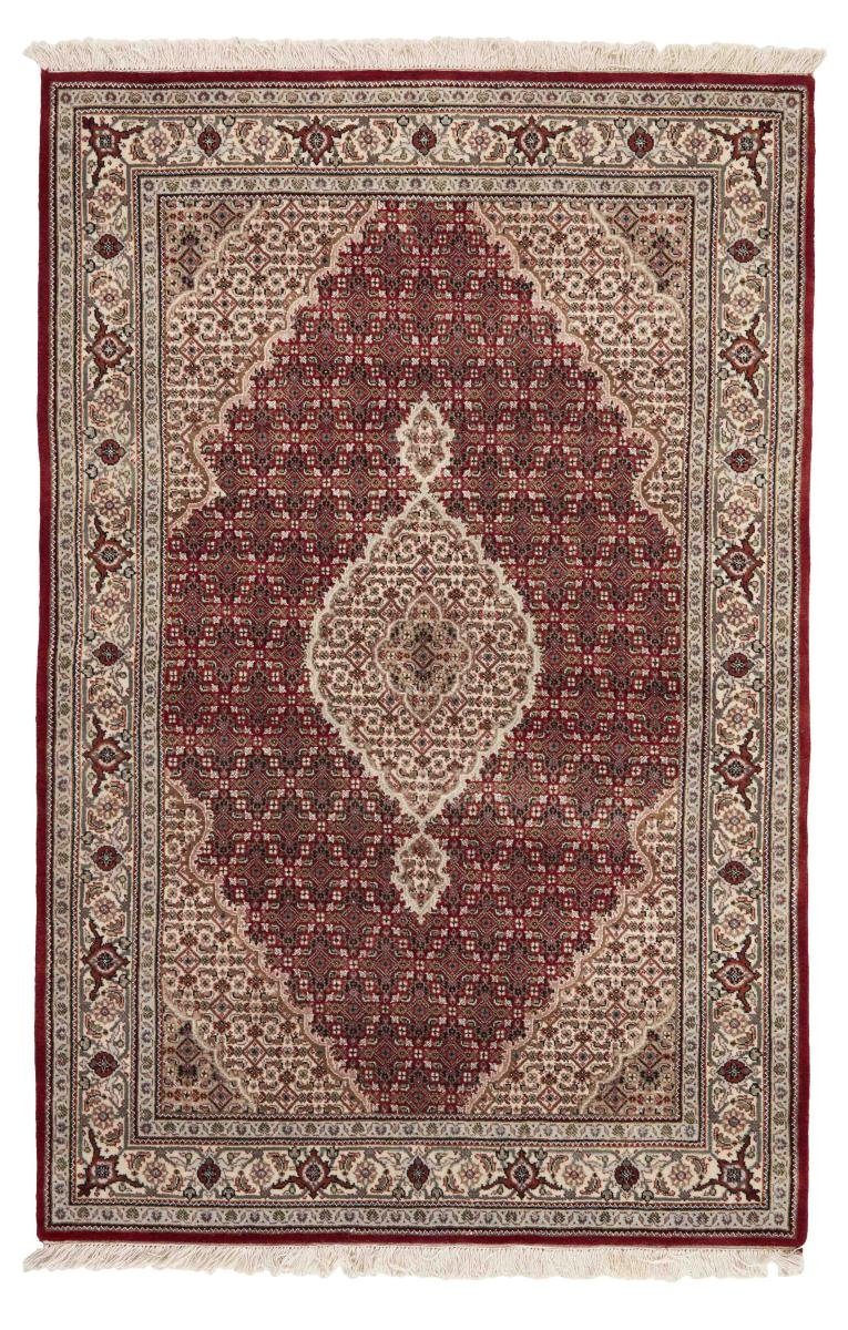 Orientteppich Indo Täbriz 141x202 Handgeknüpfter Orientteppich, Nain Trading, rechteckig, Höhe: 12 mm