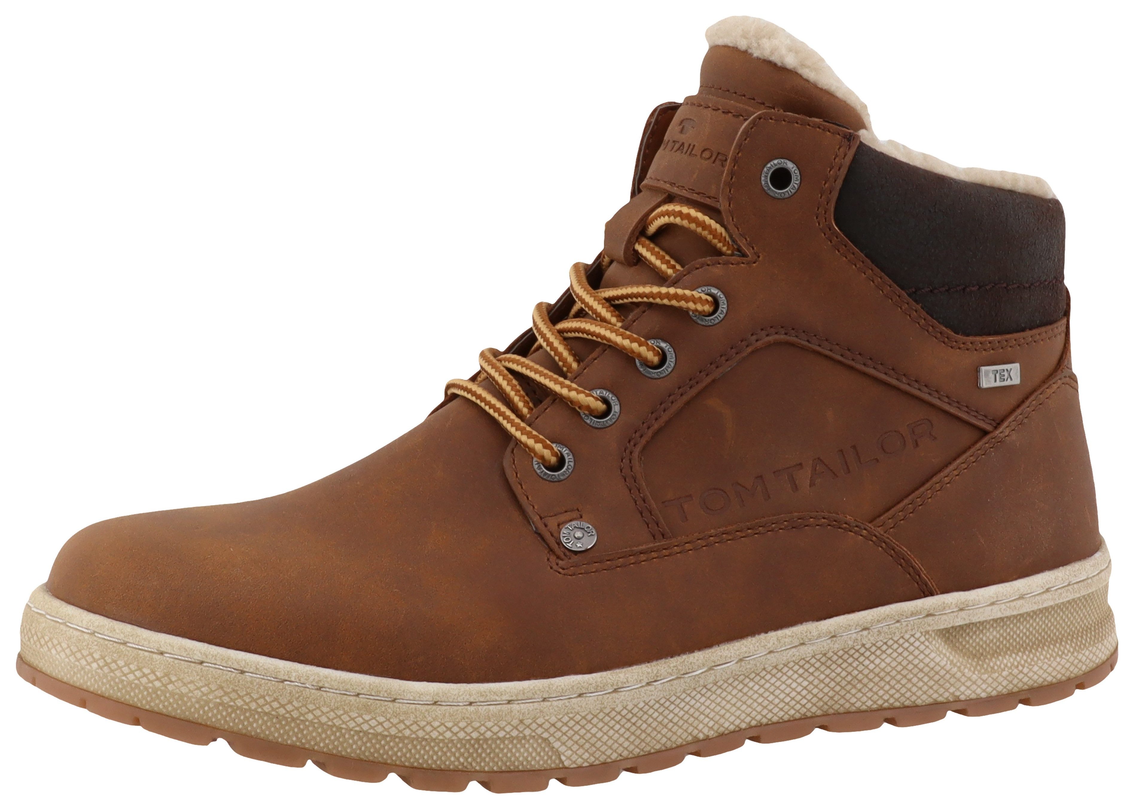 TOM TAILOR Winterboots, Plateau, Schnürboots, High günstig online kaufen