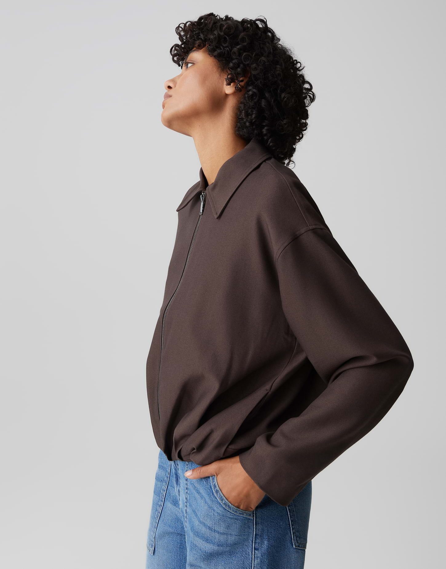 OPUS Jackenblazer JELANI Regular aus feinem Twill lockere Passform, glatter Griff – Bild 5 von 5