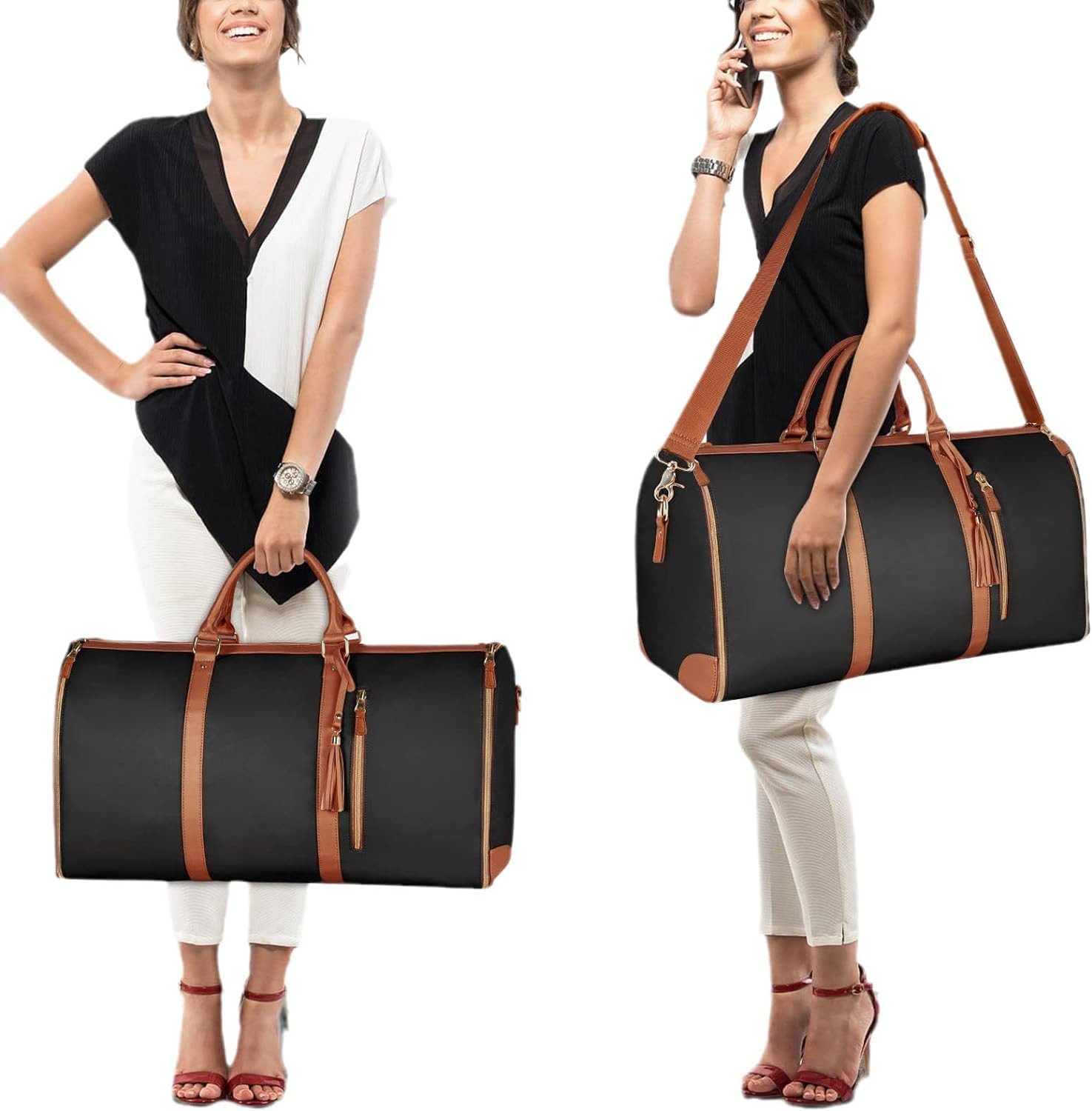 feinlux Shopper Reisetasche Foldybag,reisetasche faltbar,Travluxe Faltbare Reisetasche (Packung, Foldy Bag,Wasserdichter Kleidersack für Reisen), Perfekte Reisegeschenke für Frauen, die internationale Reisen
