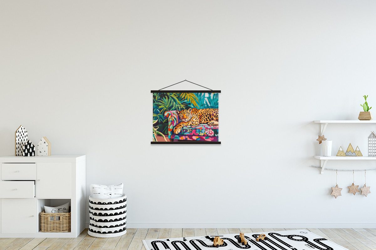 MuchoWow Poster Leopard - Bunt - günstig online kaufen