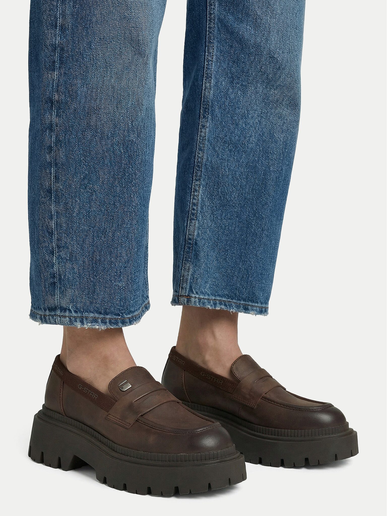 G-STAR G Star Raw Women's Loafers Brown CEO-WI34-JOSIA-04 Mokassin günstig online kaufen