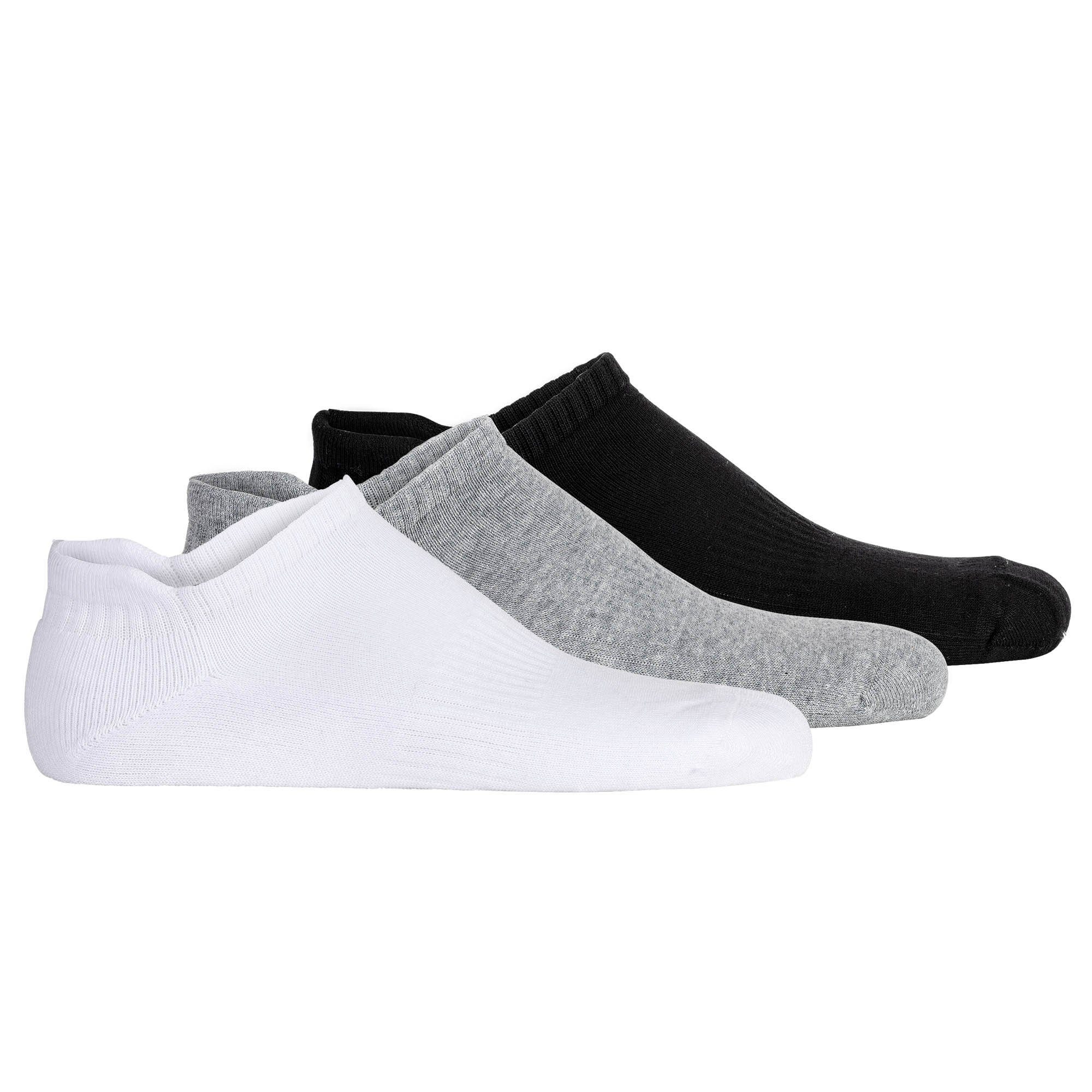 Sneakersocken Herren Socken 3er Pack Baumwolle 1/2 Terry Low Cut