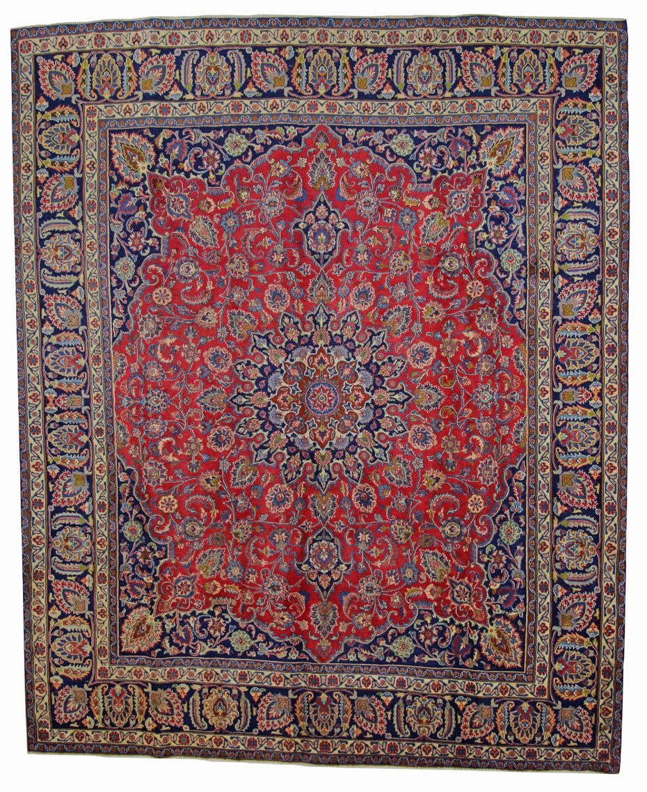 Orientteppich Perserteppich Maschhad 343 x 285 cm