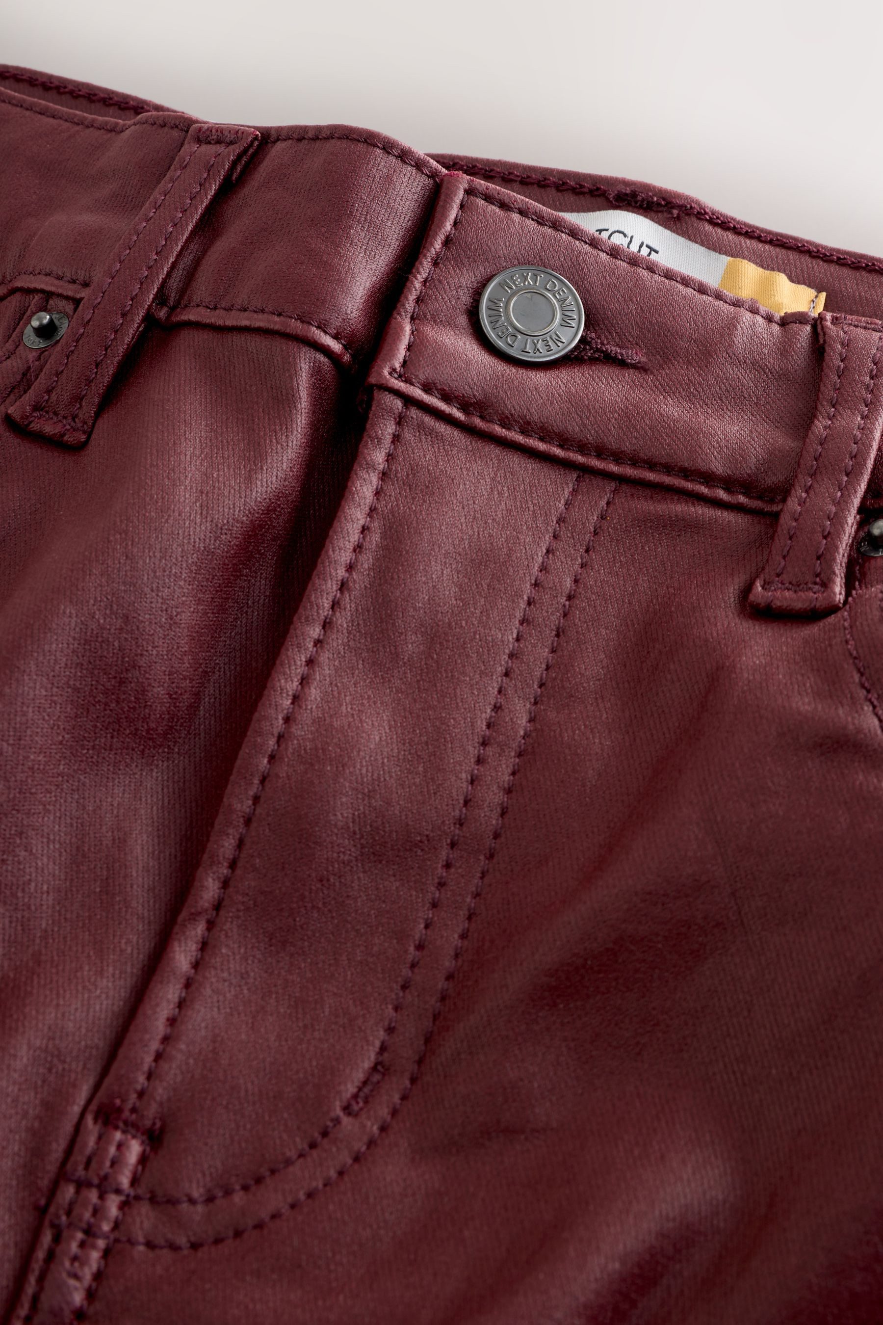 Next Bootcut-Jeans Beschichtete Bootcut-Jeans (1-tlg) günstig online kaufen