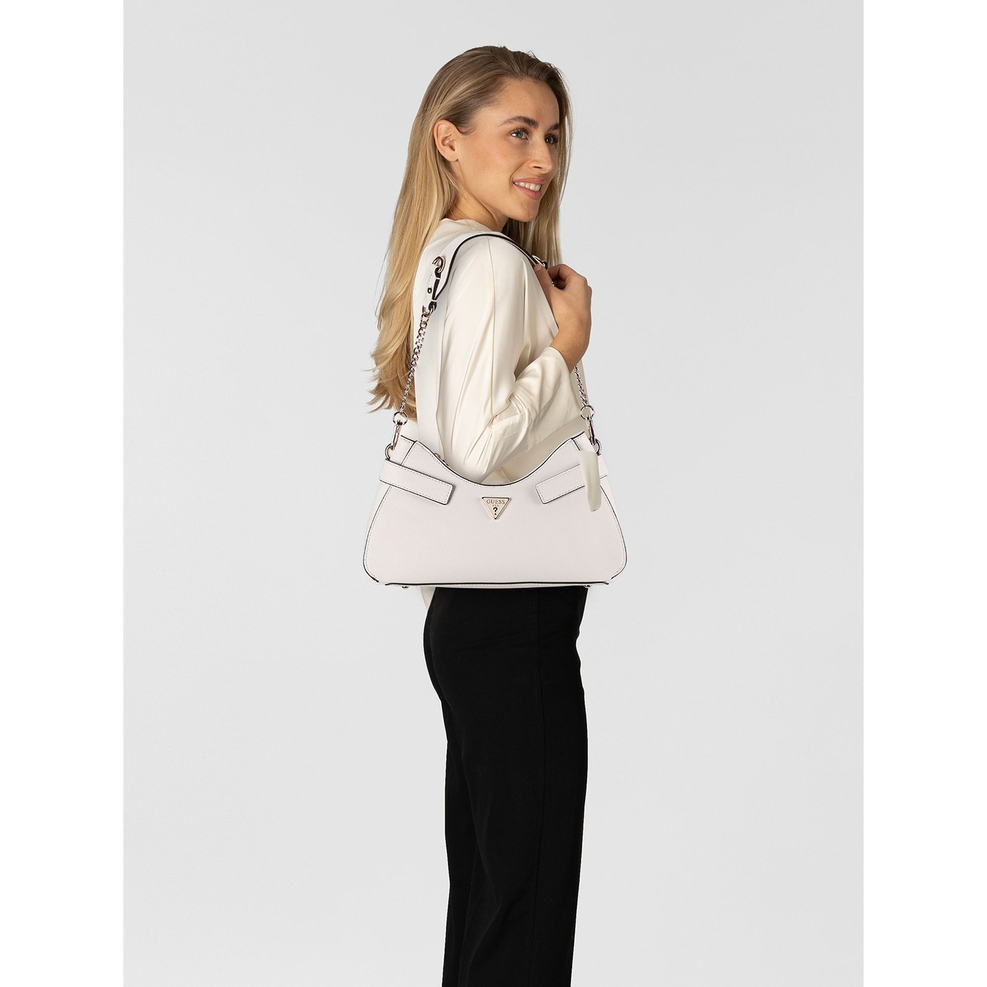 Guess Schultertasche Serenova, Polyurethan günstig online kaufen
