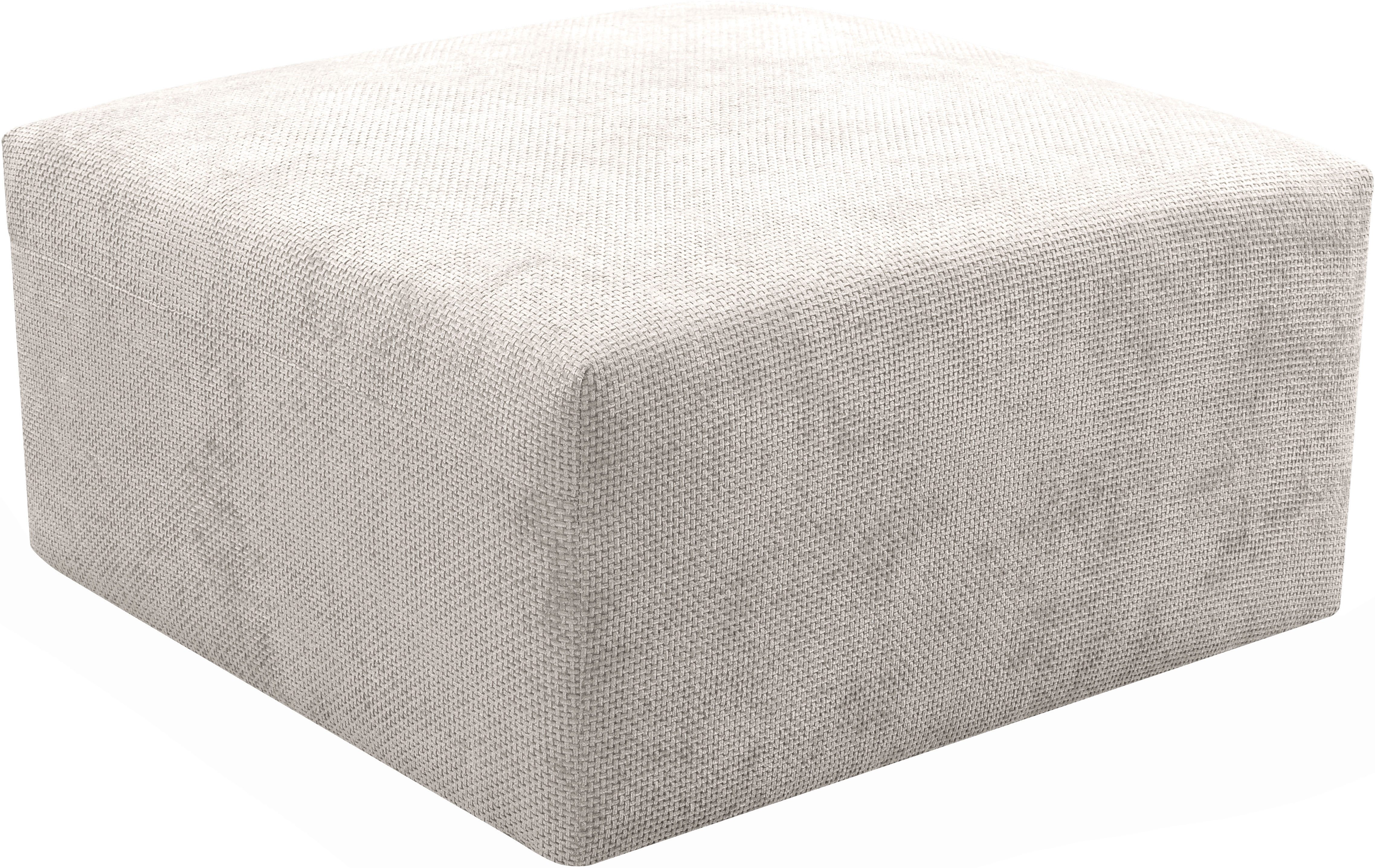 WERK2 Polsterhocker Zeus-XL Polsterhocker modern und bequem, Curvy Trend Hocker mit urbaner Optik