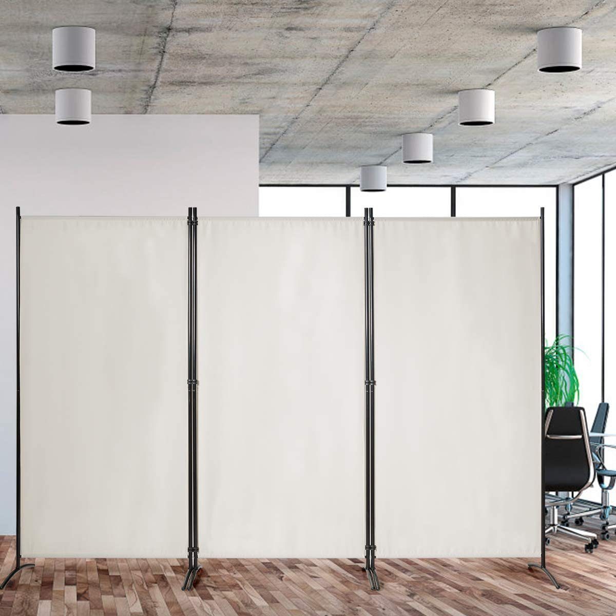 COSTWAY Paravent (3 St), mit verstellbaren günstig online kaufen