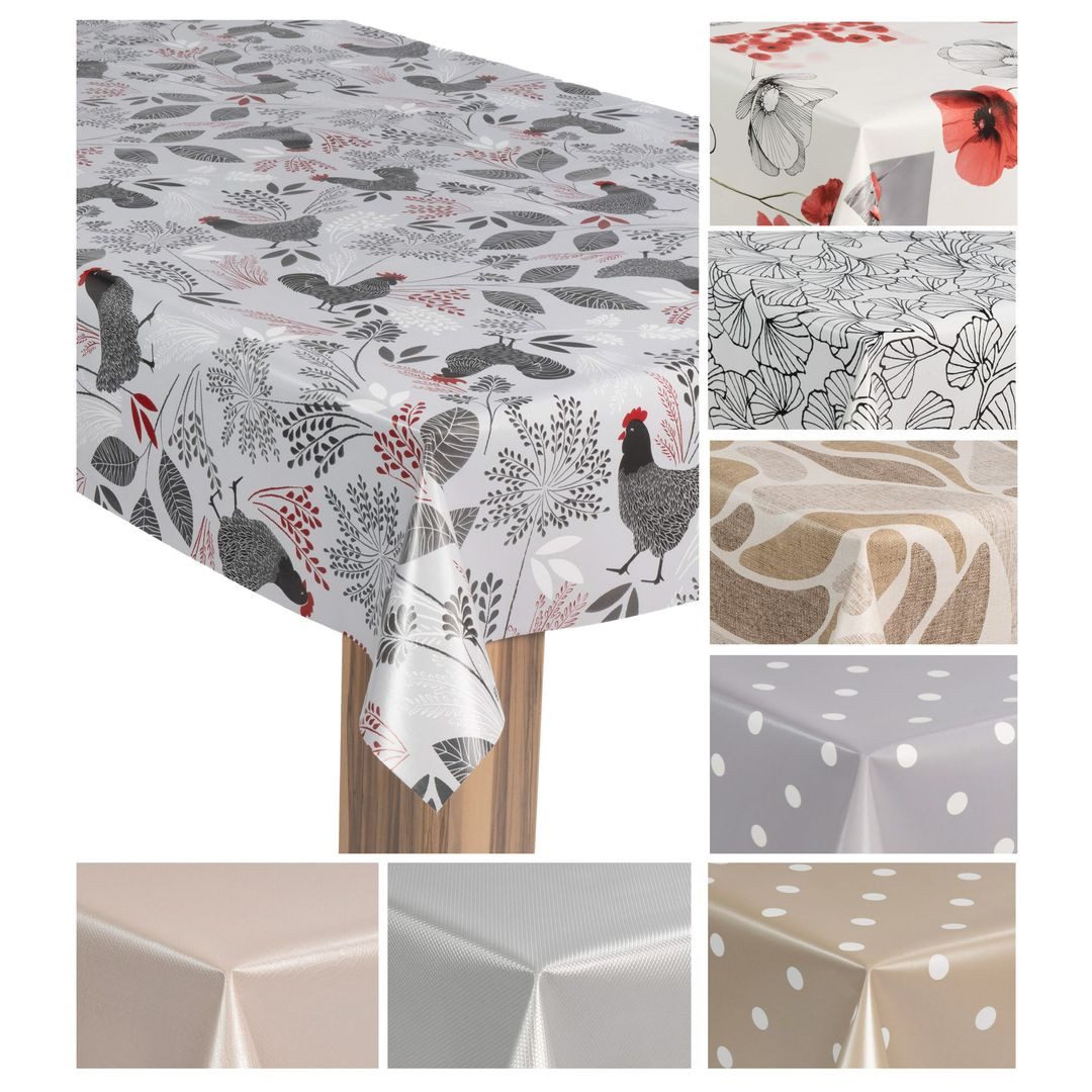 laro Tischdecke Wachstuch-Tischdecke Wachstischdecke Gartentischdecke günstig online kaufen