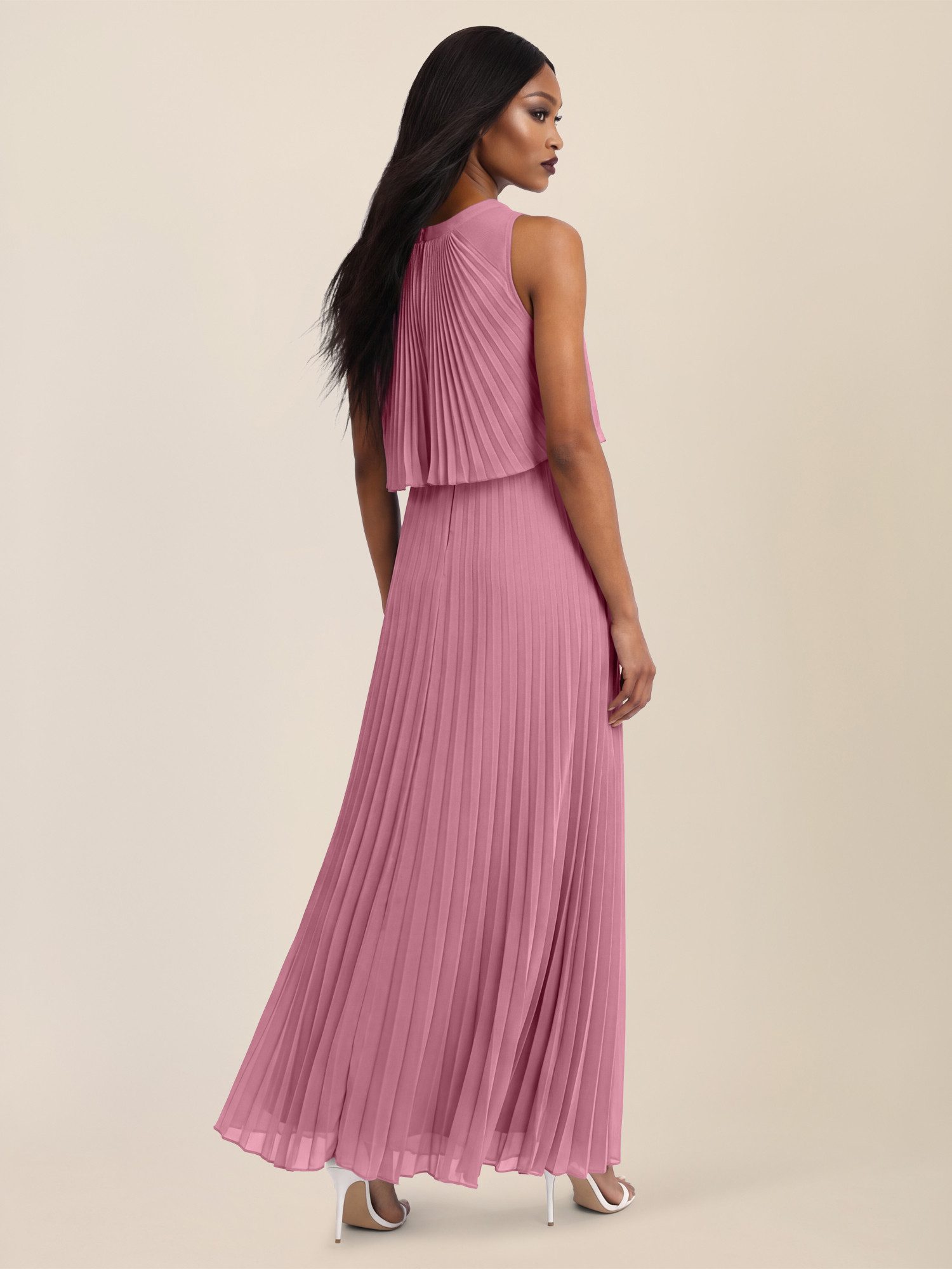 Apart Chiffonkleid mit Doppellagen-Effekt