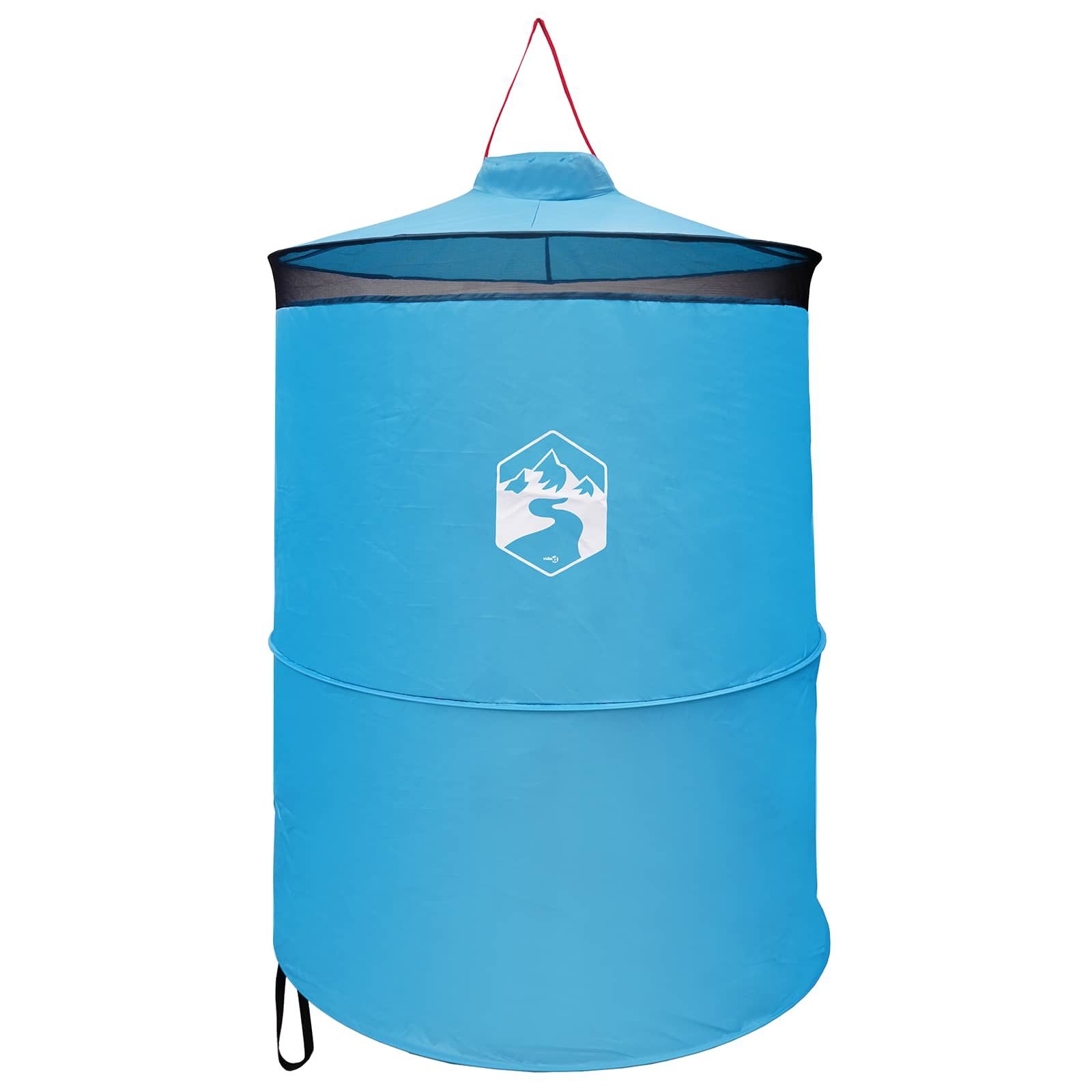 Kuppelzelt Pop-up Toilette Zelt mit Aufhängeseil Blau 97 x 126 cm