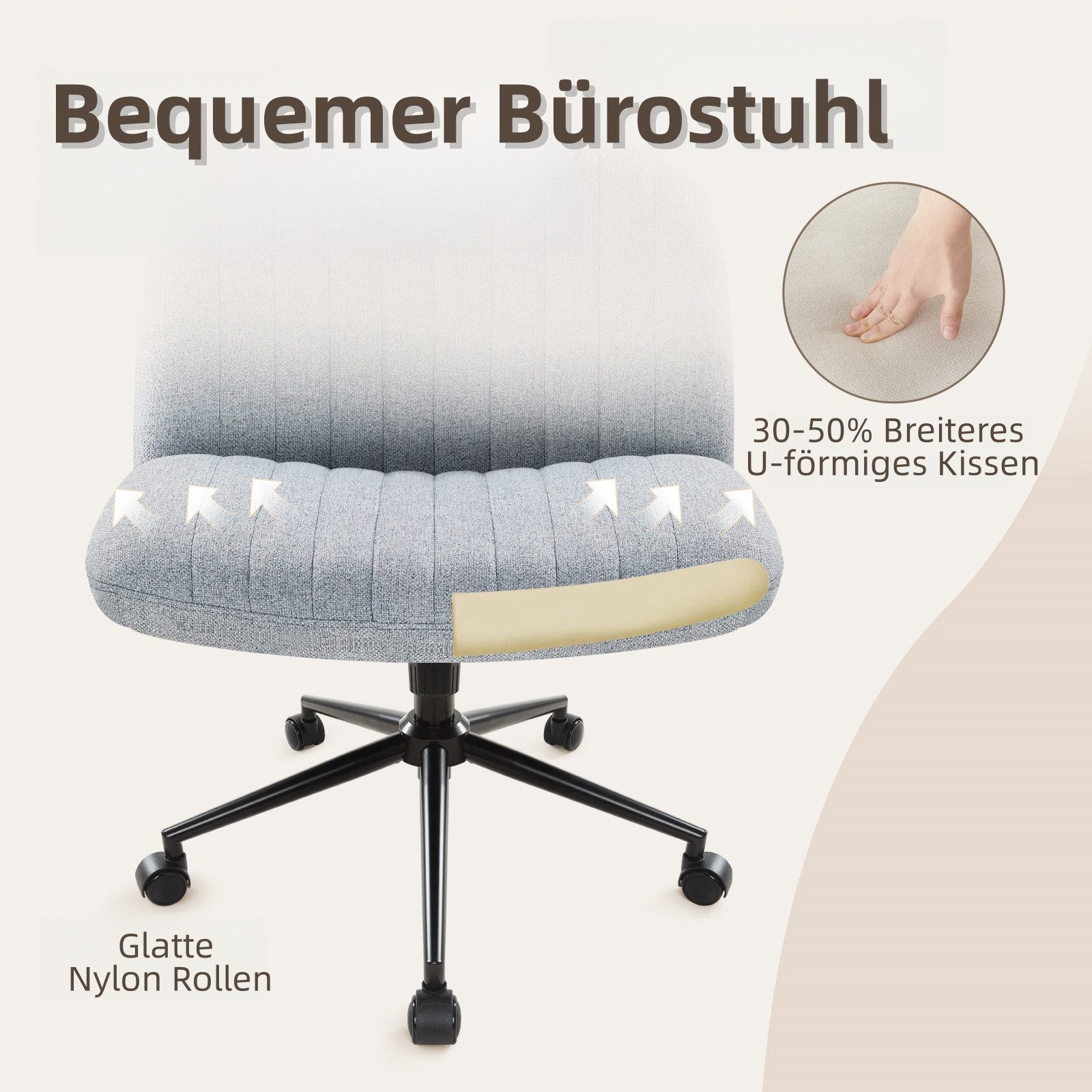 Intimate WM Heart Bürostuhl Ohne Armlehnen, günstig online kaufen