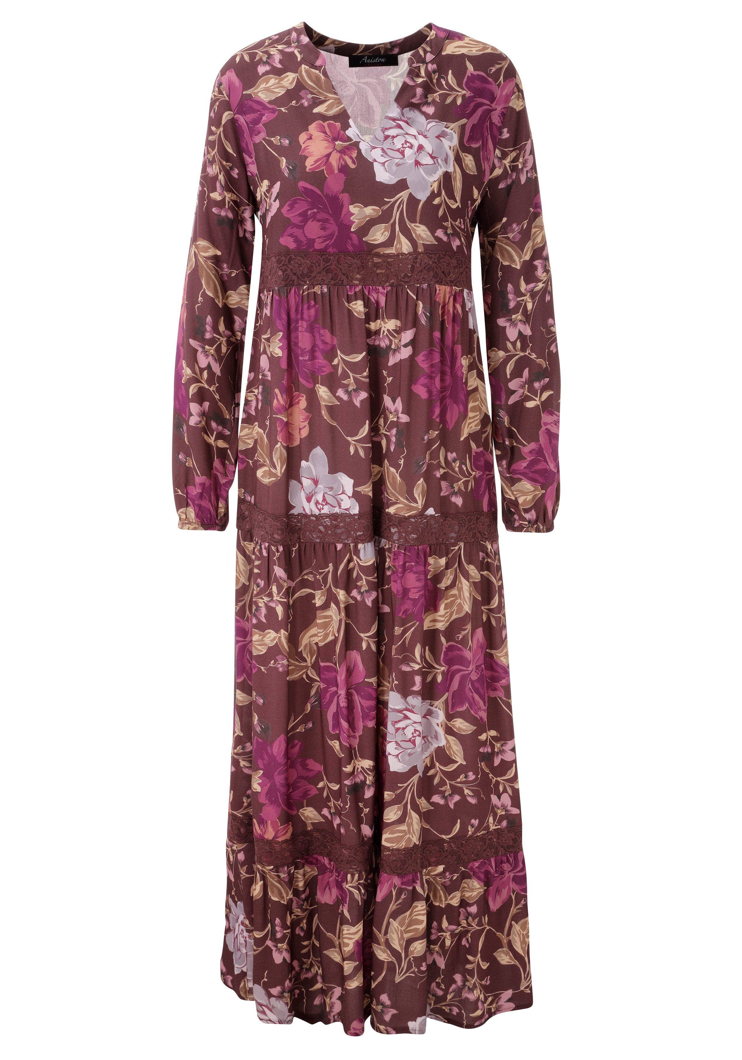 Aniston CASUAL Maxikleid mit Spitzenborten verziert - NEUE KOLLEKTION – Bild 5 von 5