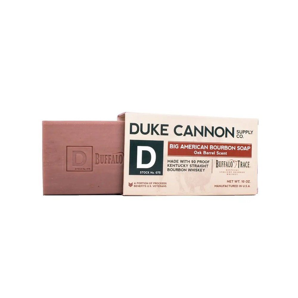 Duke Cannon Feste Duschseife Big Ass Soap gr 300 of aus den Echte Brick BOURBON USA, Seifenstück SOAP- Männerseife