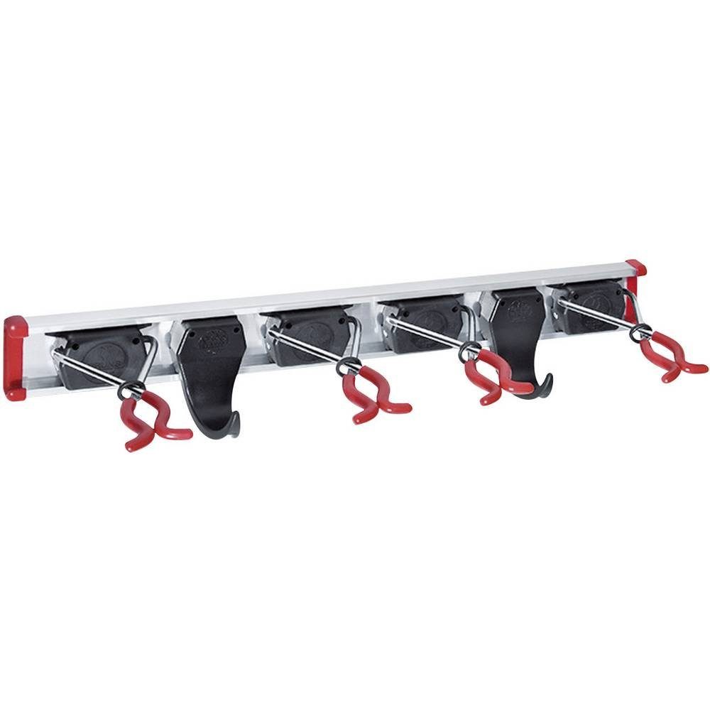 Werkzeughalter Gerätehalterleiste 4 Halter + 2 Haken 60457