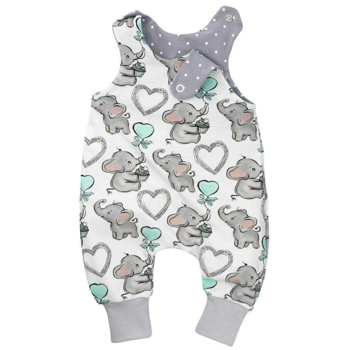 Land-Juwelen Strampler Handmade Luftballon Unisex Kinder Einteiler, Overall, Babyanzug, Babyoverall, Babyanzug