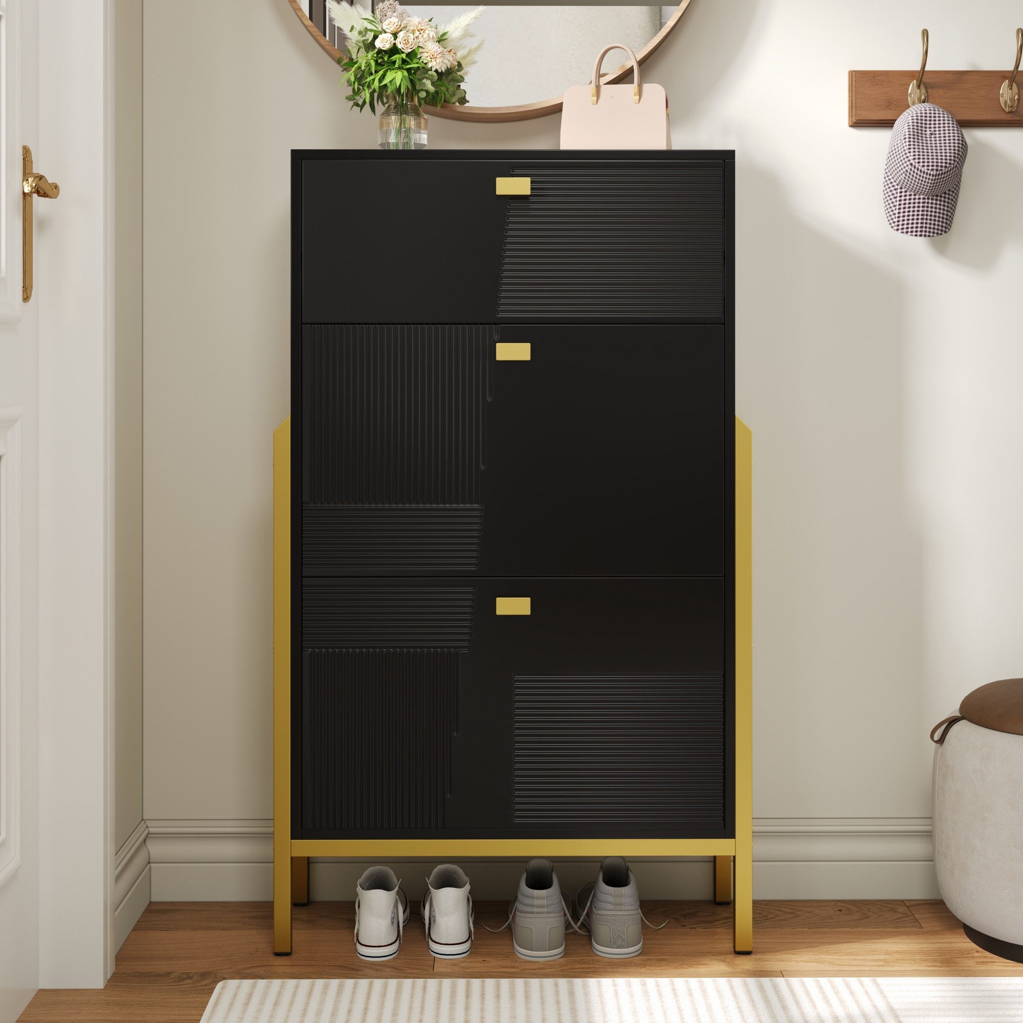 OKWISH Schuhschrank mit großzügigem Stauraum (Schuhregal, günstig online kaufen