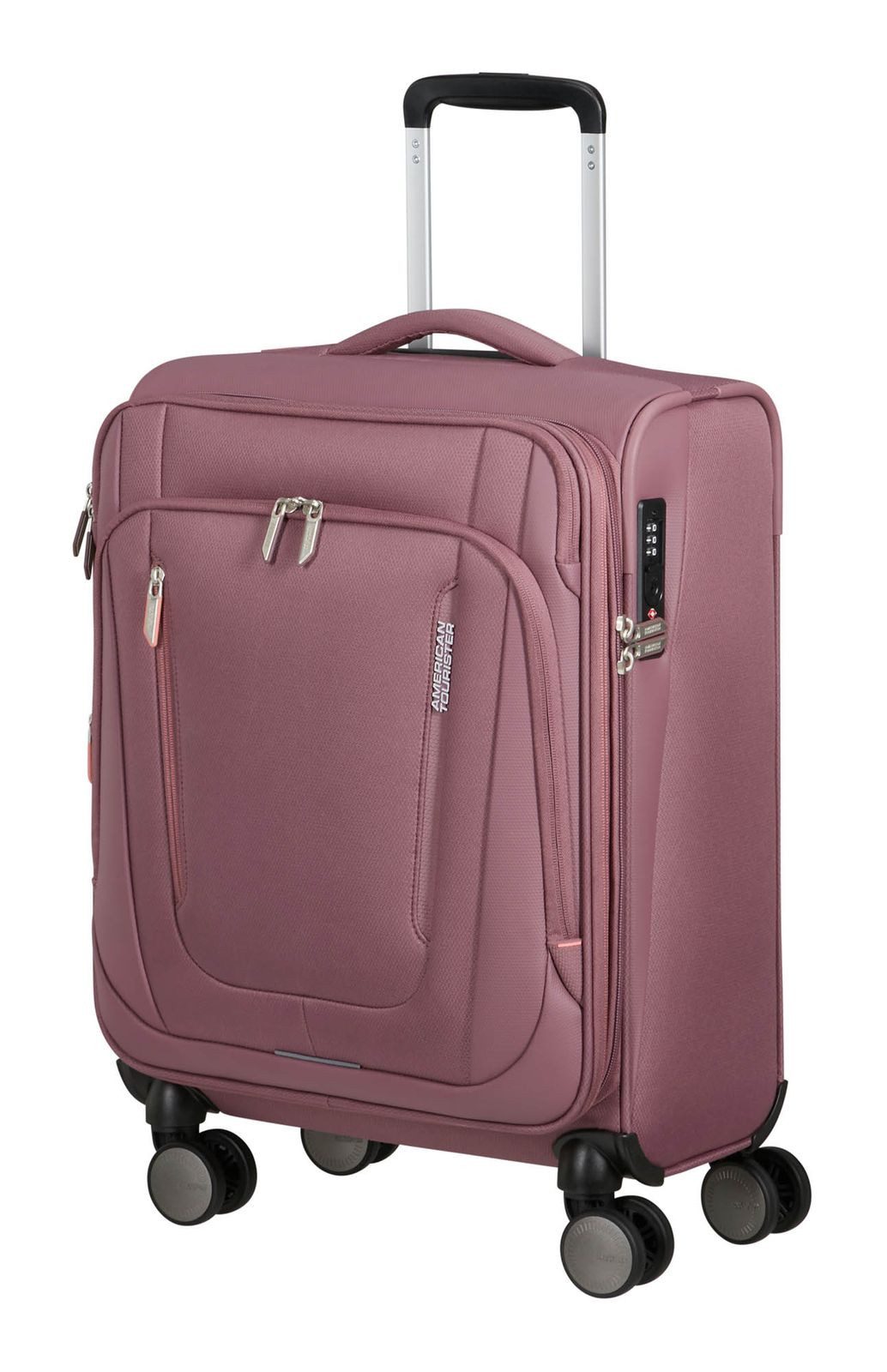 American Tourister® Weichgepäck-Trolley Spinner Exp. TSA, 4 Rollen