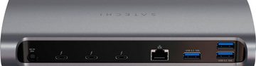 Satechi Thunderbolt 4 Dock USB-Adapter zu 3,5-mm-Klinke, RJ-45 (Ethernet), SD-Card, Thunderbolt, USB 3.2 Gen 1 Type A, USB Typ C