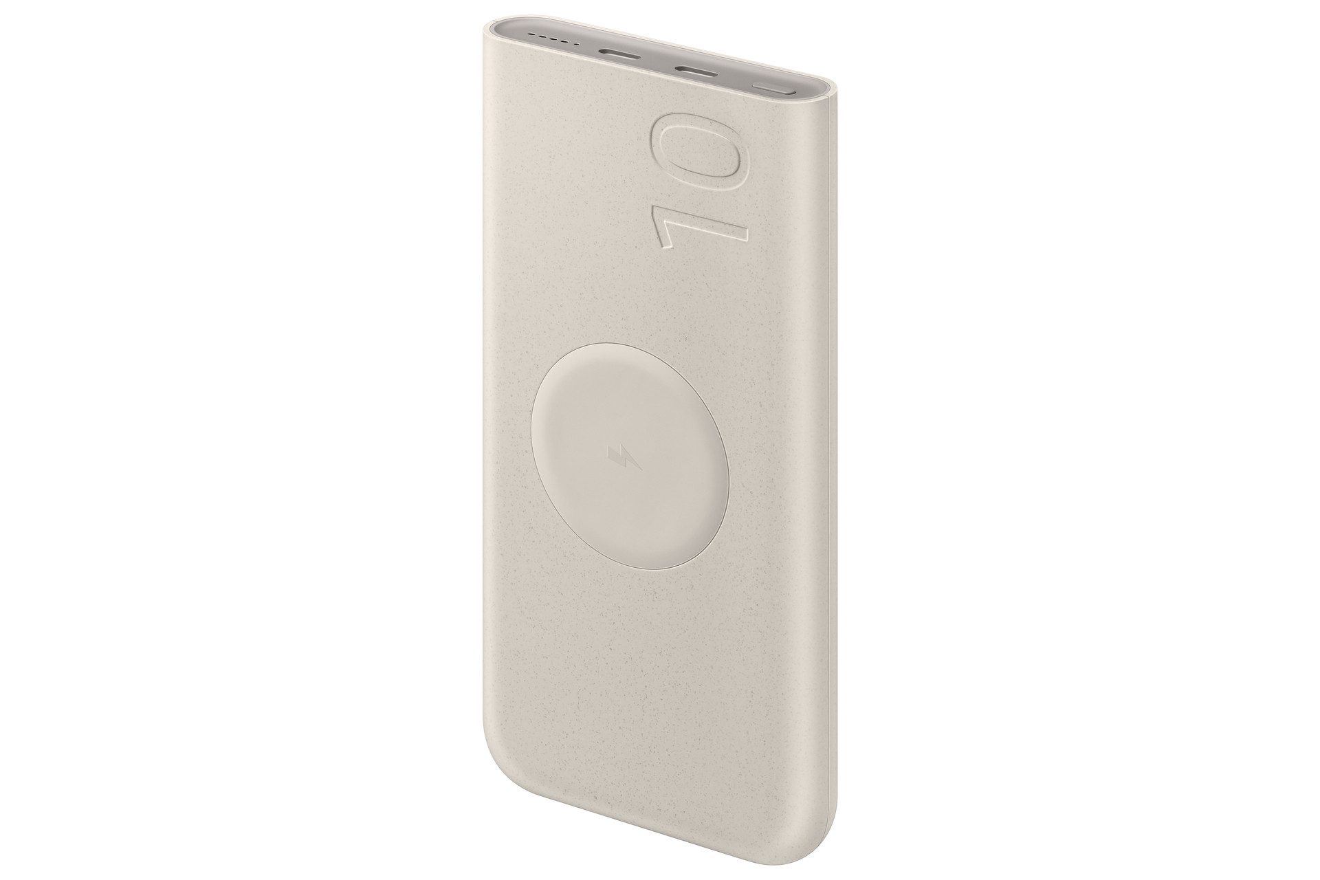 Samsung Induktive Powerbank 10.000 mAh 25 Watt Powerbank Samsung Induktive Powerbank 10.000 mAh 25 Watt, beige 10000 mAh (7,4 V), induktives Laden, PD, Super Fast Charging