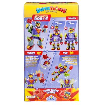 Magic Box Toys Spielfigur PSTSP116IN00, SuperThings Robot Superbot Fury Storm Serie 9
